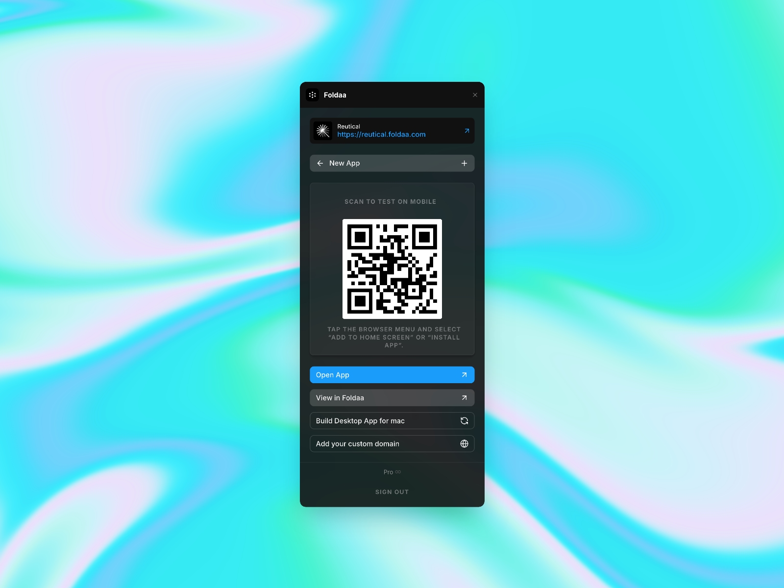 Screenshot 3 for Foldaa, a Framer Marketplace plugin by Jesus Amador.