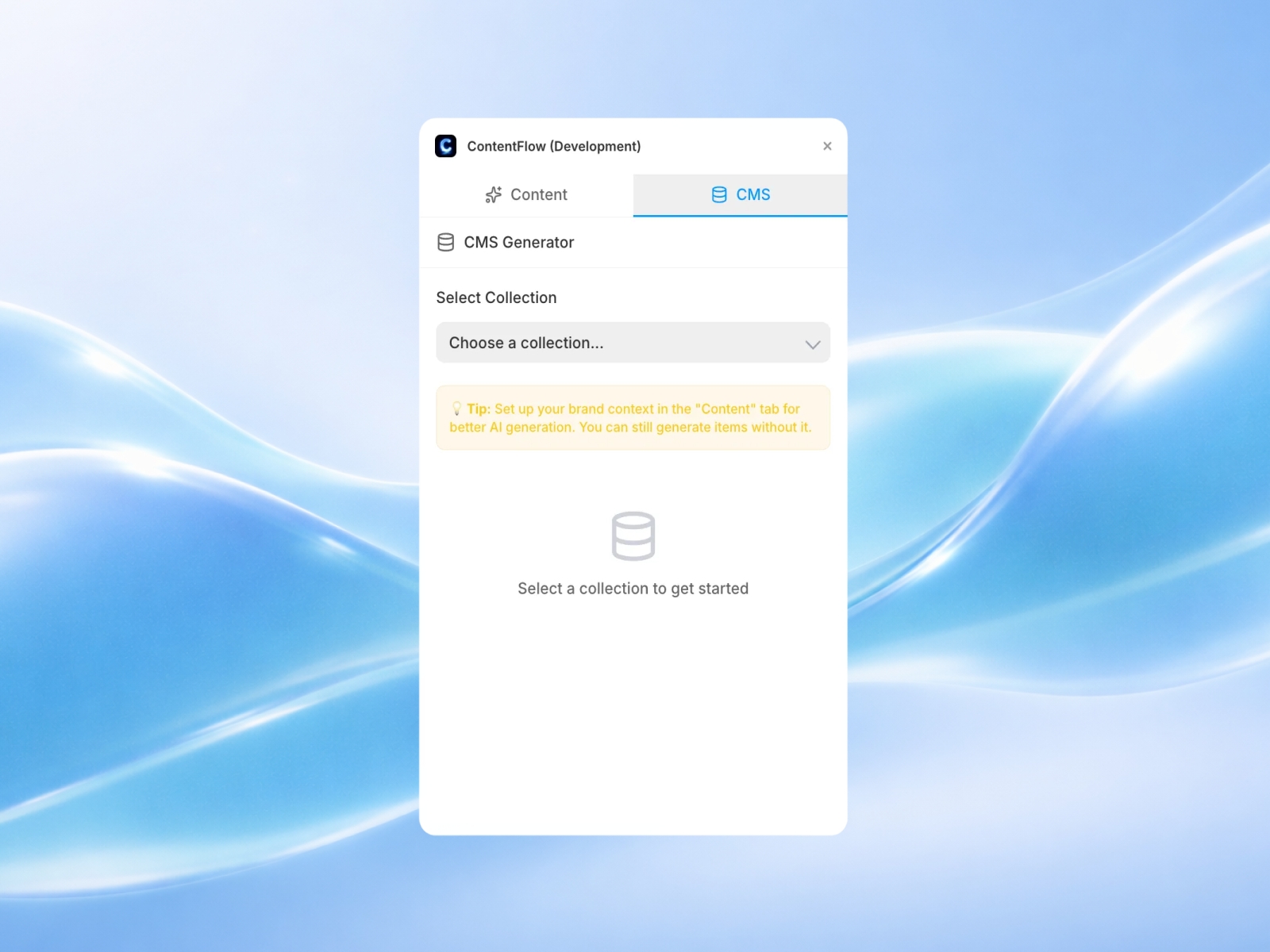 Screenshot 4 for ContentPilot, a Framer Marketplace plugin by Launchly.