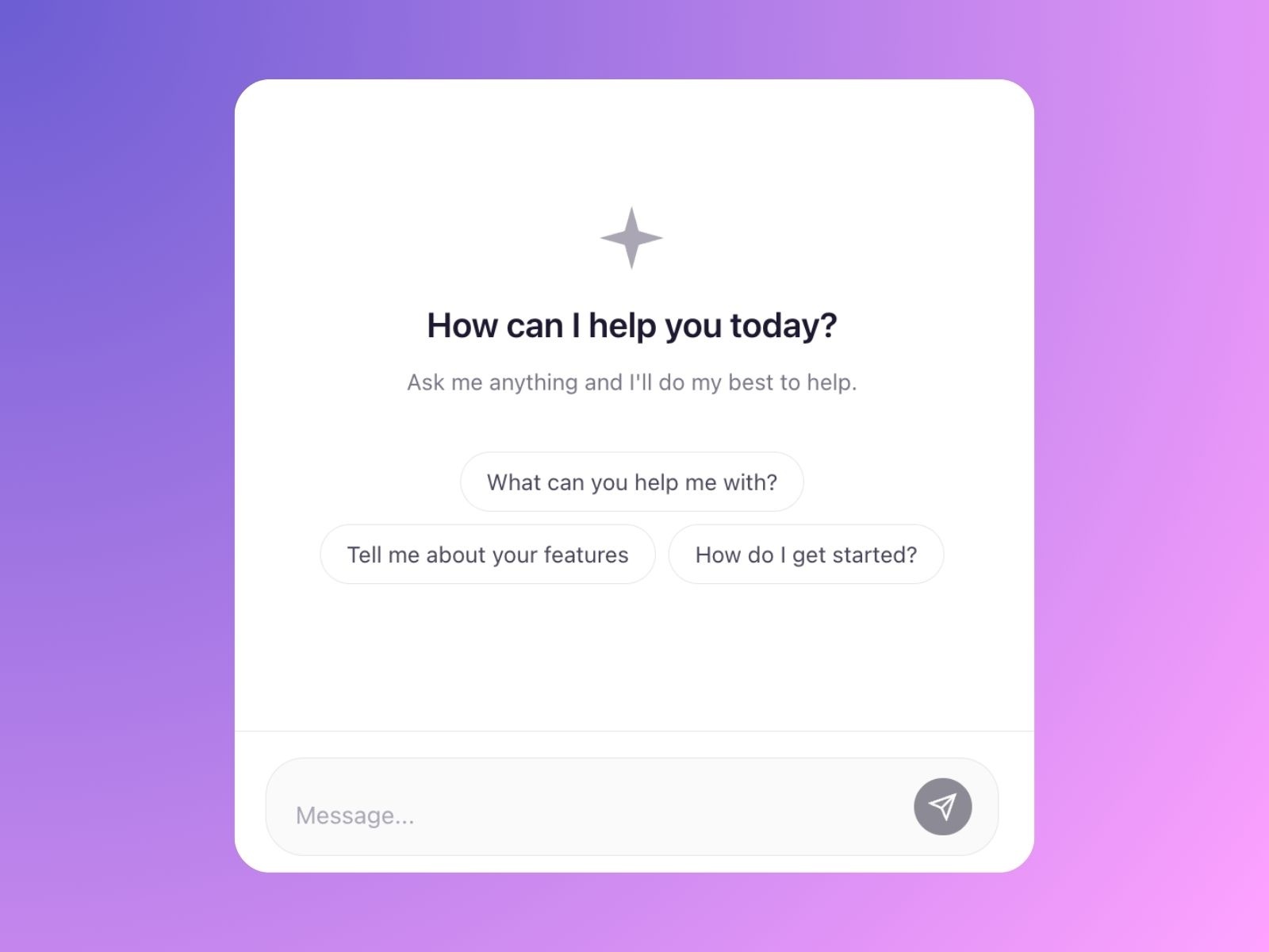 Screenshot 1 for Convitsa Answer, a Framer Marketplace plugin by Mahammad Karimov.