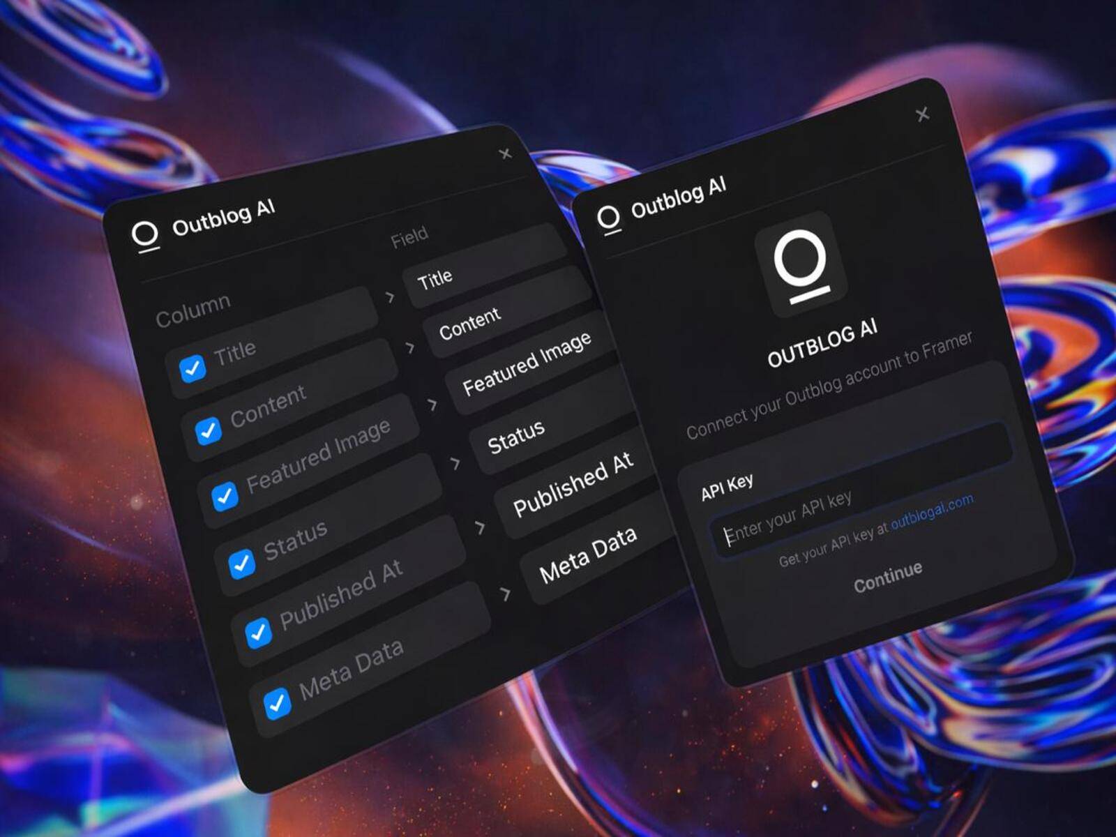 Screenshot 2 for Outblog-Ai, a Framer Marketplace plugin by taic devshare.