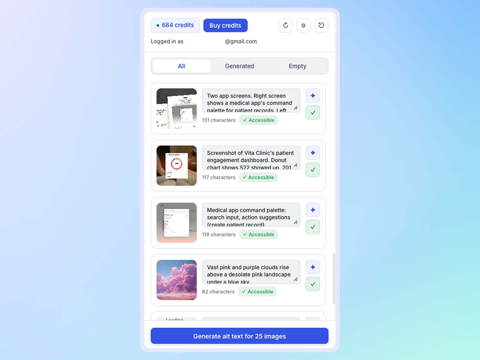 Thumbnail 1 for AI Alt Text Generator, a Framer Marketplace plugin by Pixels Dev.