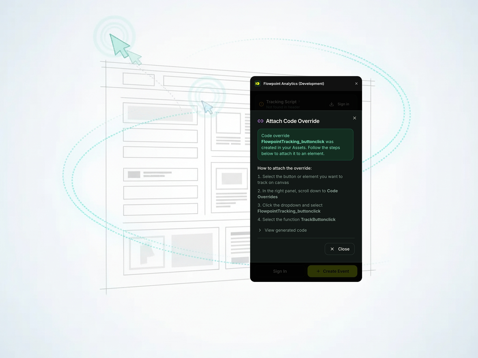 Screenshot 4 for Flowpoint Analytics, a Framer Marketplace plugin by Flowpoint.