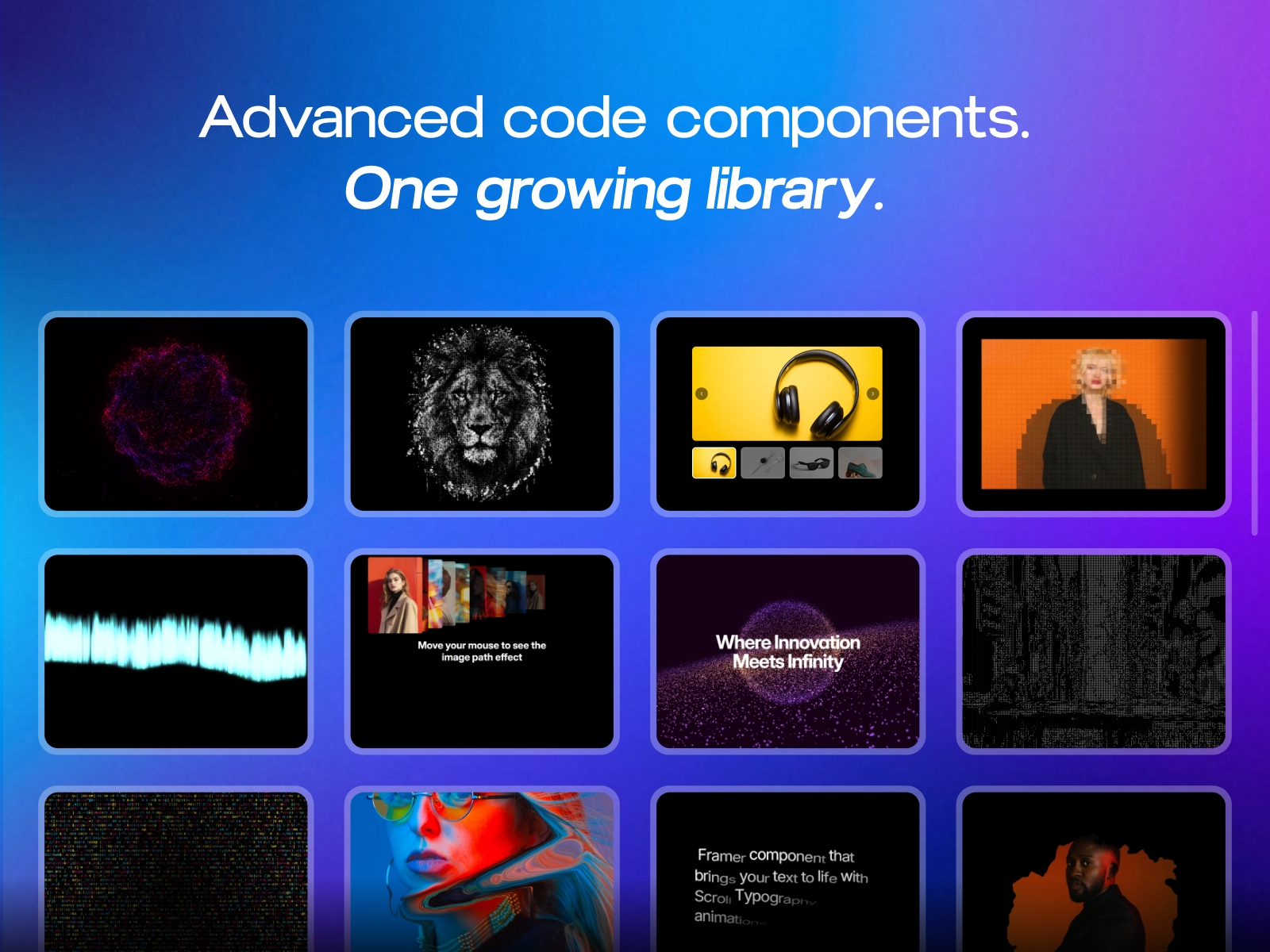 Thumbnail 2 for FramerHub Components, a Framer Marketplace plugin by FramerHub.io .