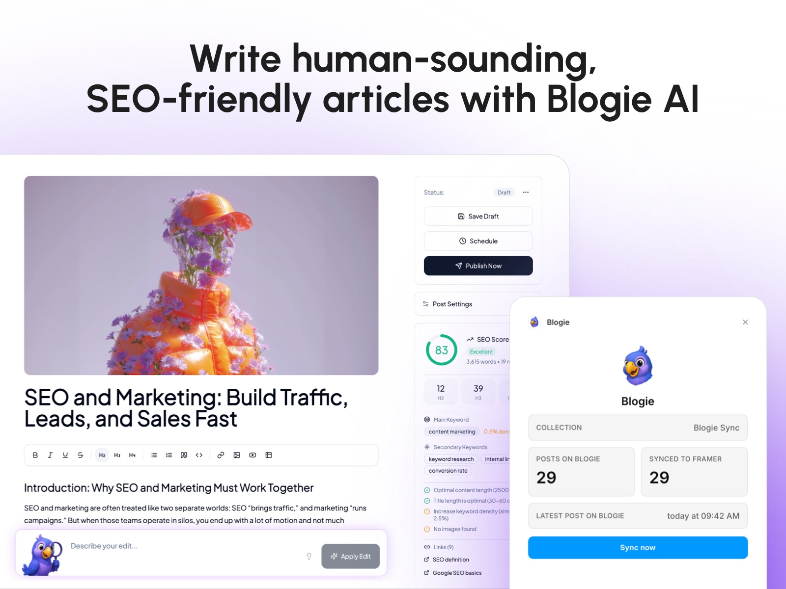 Thumbnail 2 for Blogie, a Framer Marketplace plugin by Solt Wagner.