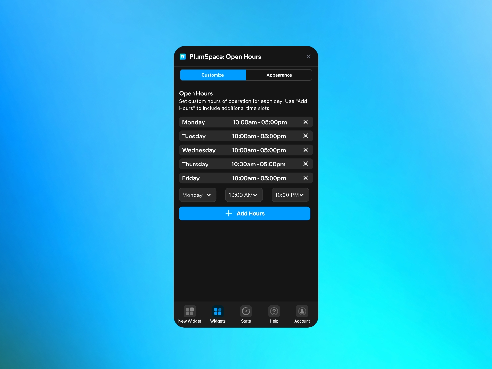 Thumbnail 2 for PlumSpace: Business Opening Hours, a Framer Marketplace plugin by PlumSpace.