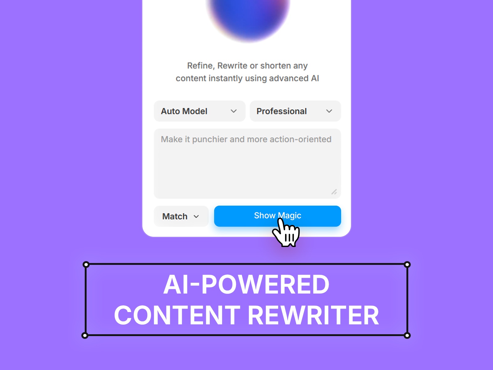 Thumbnail 1 for Smart AI Rewrite, a Framer Marketplace template by Zain Malik.