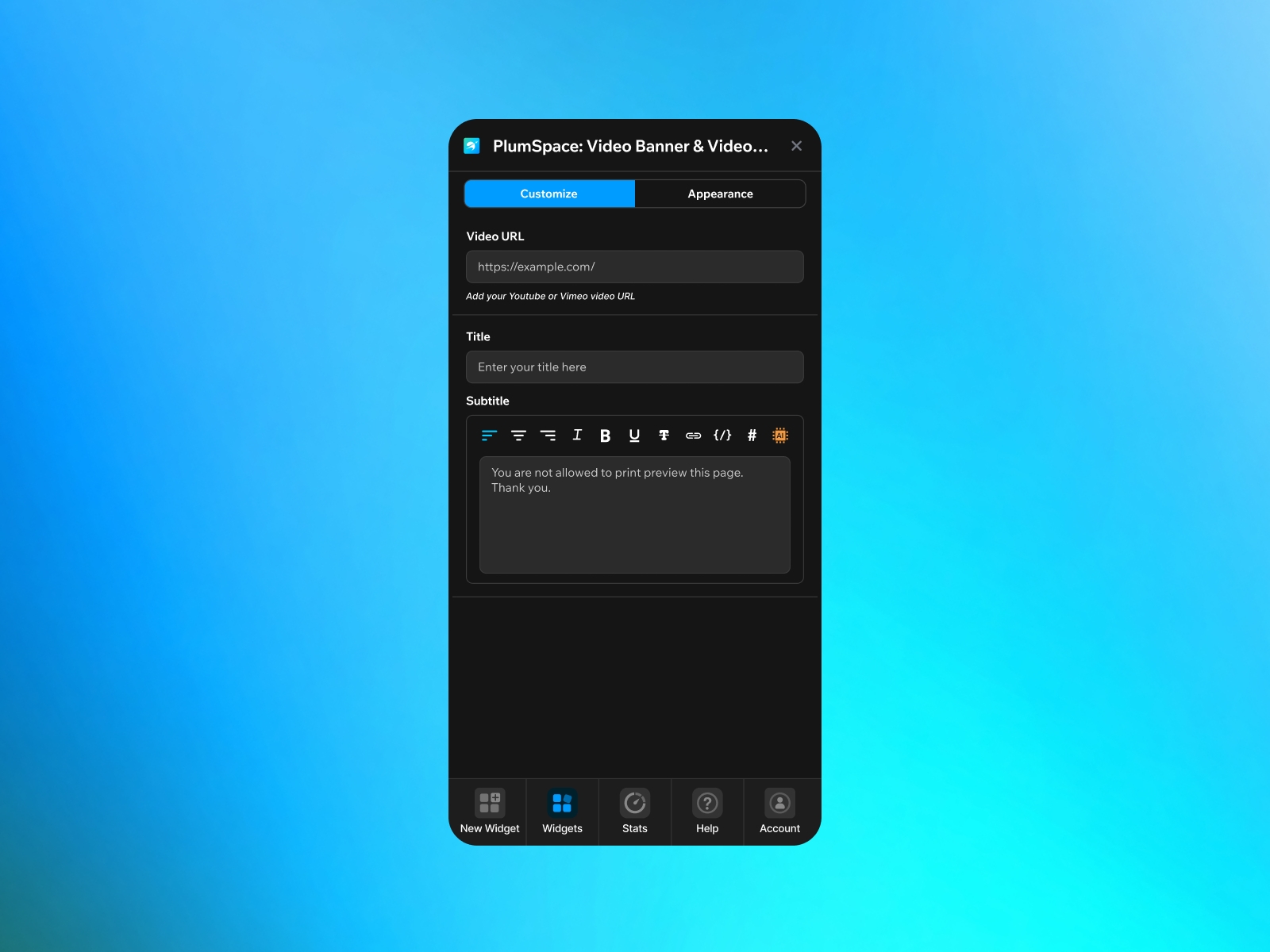 Thumbnail 2 for PlumSpace: Video Banner & Video Slider, a Framer Marketplace plugin by PlumSpace.