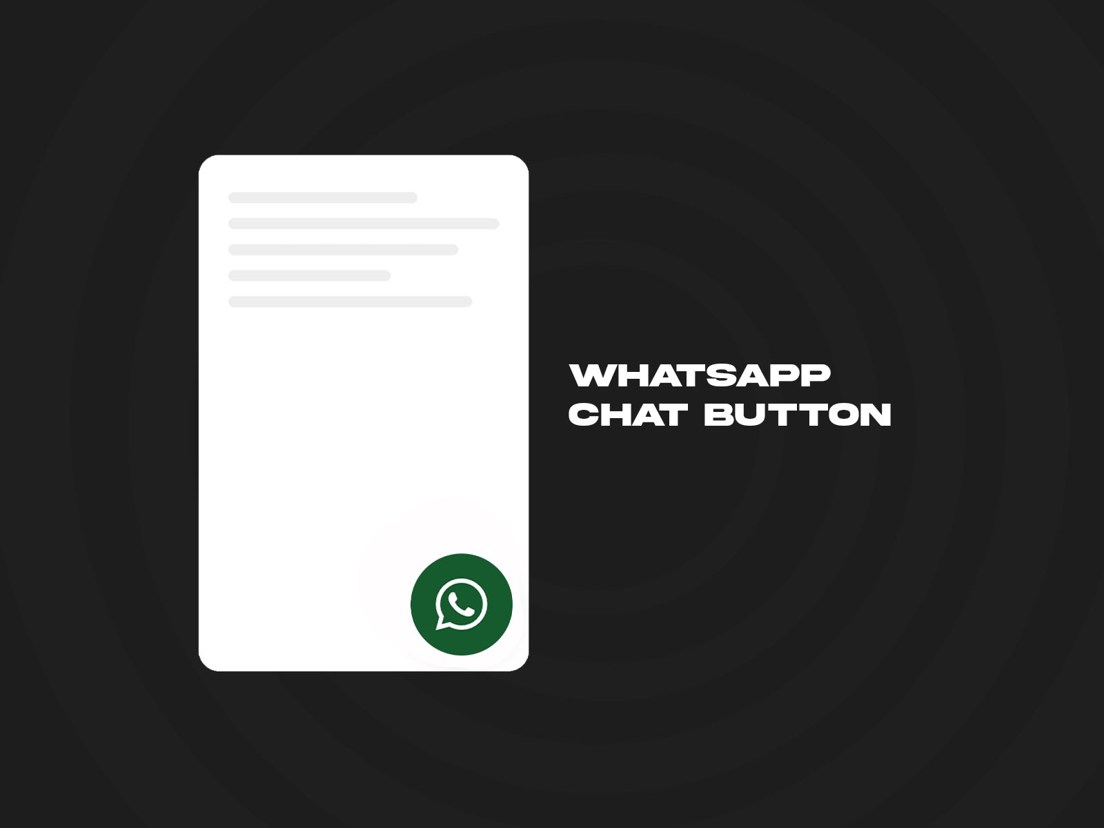 Thumbnail 2 for WhatsApp Chat Button, a Framer Marketplace plugin by Ekomobong Otu.