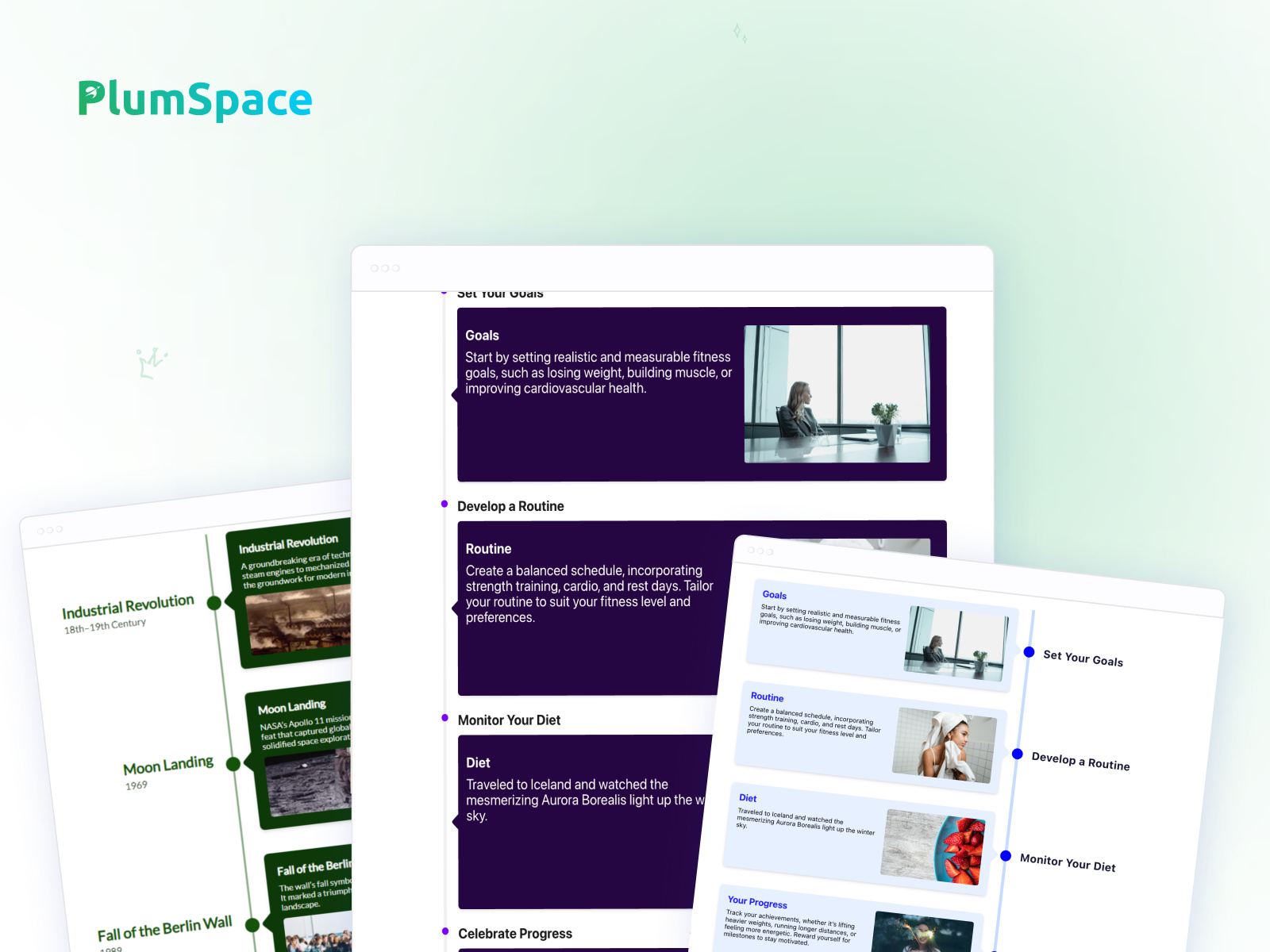 Thumbnail 1 for PlumSpace: Timeline, a Framer Marketplace plugin by PlumSpace.