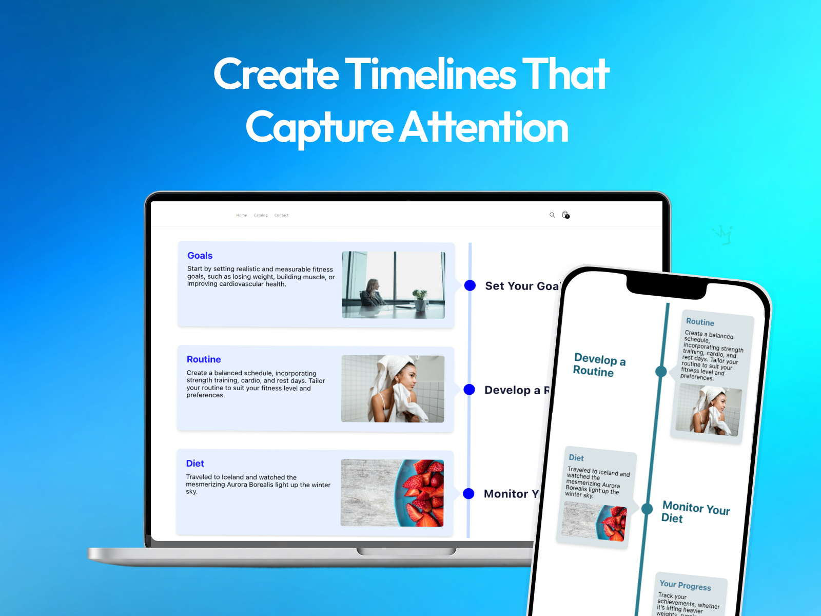 Screenshot 4 for PlumSpace: Timeline, a Framer Marketplace plugin by PlumSpace.