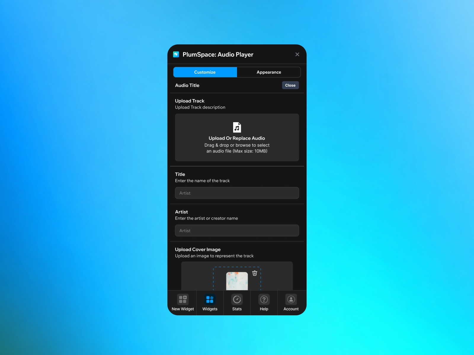 Thumbnail 2 for PlumSpace: Audio Player, a Framer Marketplace plugin by PlumSpace.