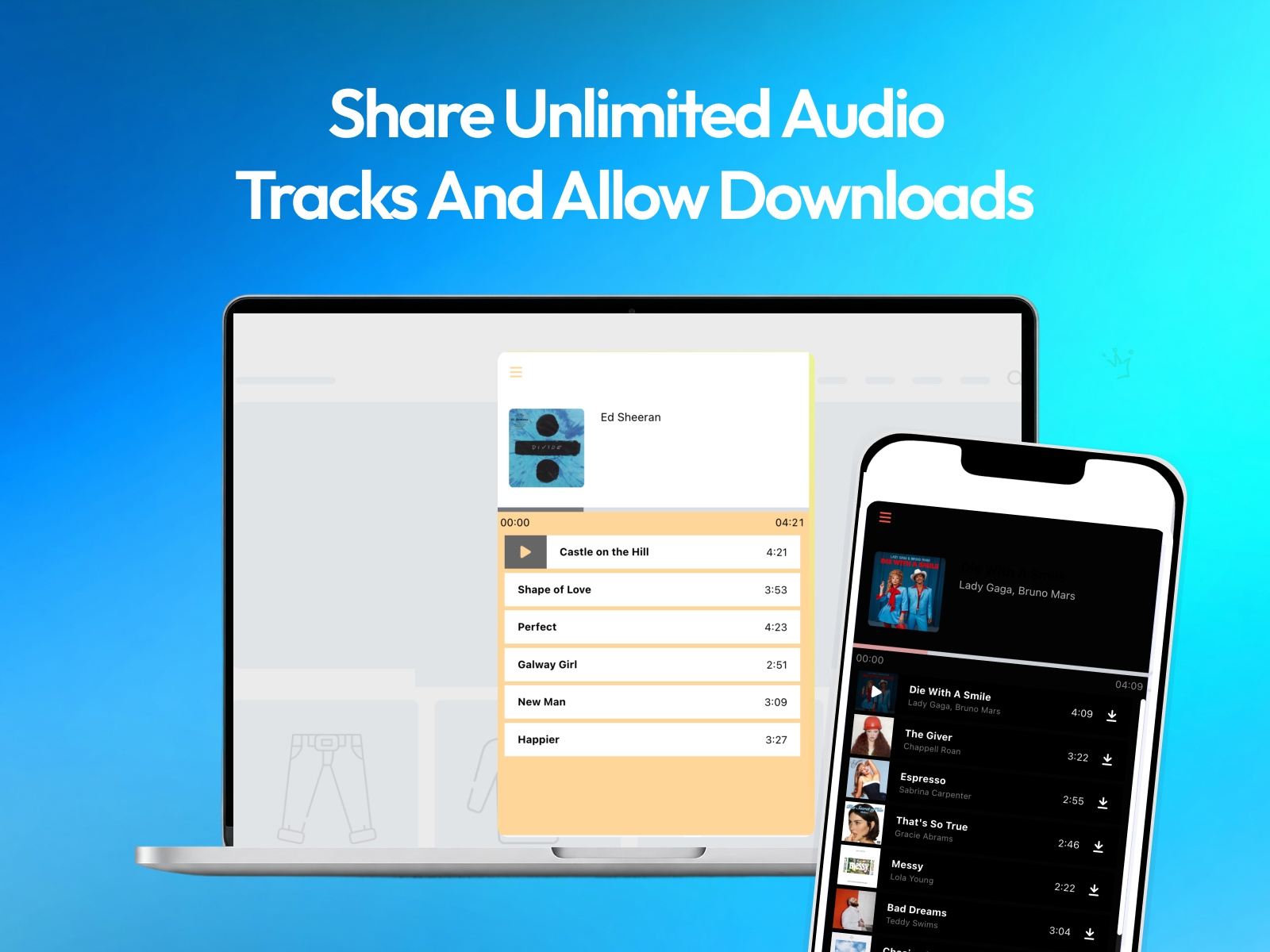 Screenshot 4 for PlumSpace: Audio Player, a Framer Marketplace plugin by PlumSpace.