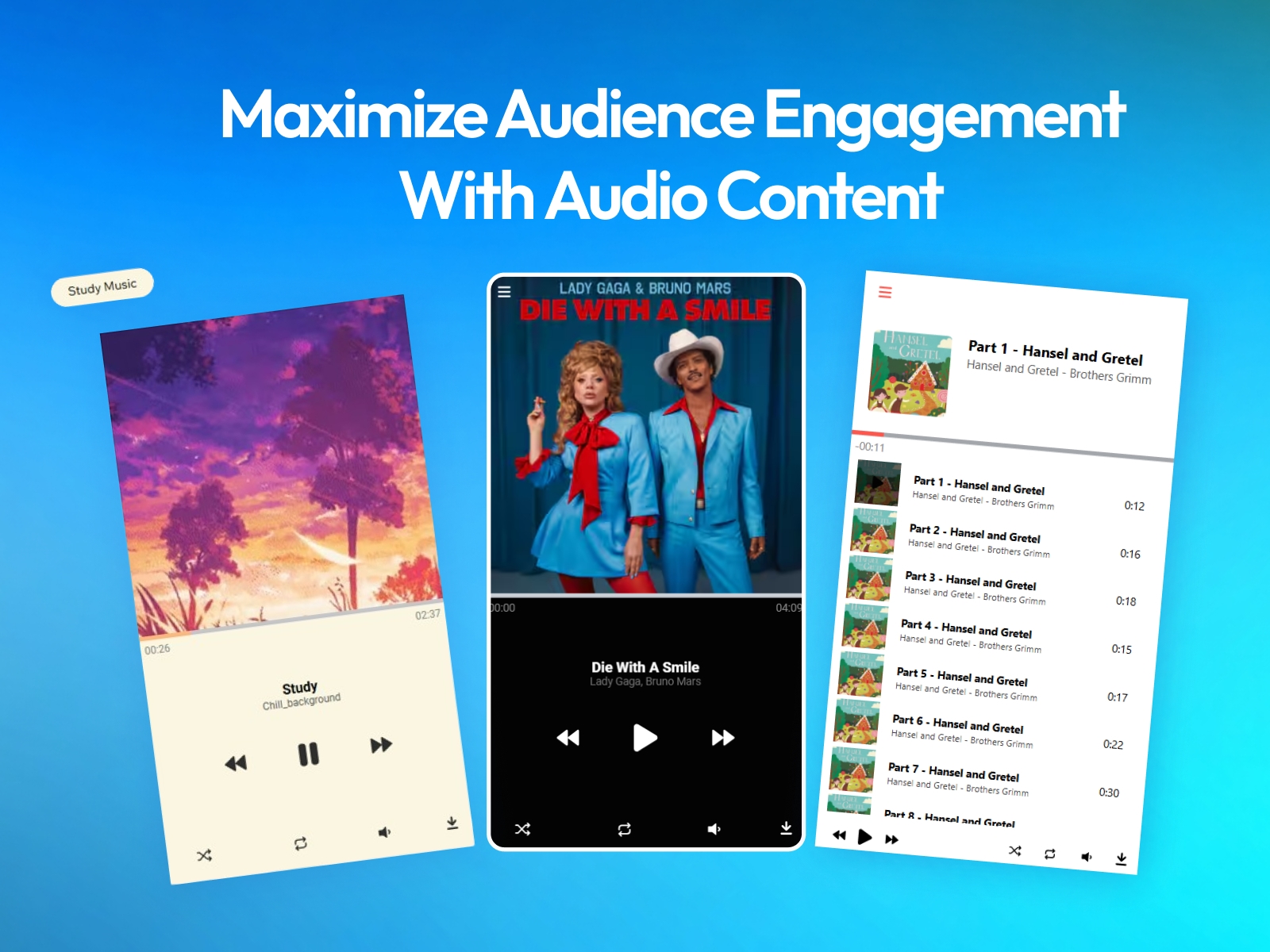Screenshot 3 for PlumSpace: Audio Player, a Framer Marketplace plugin by PlumSpace.