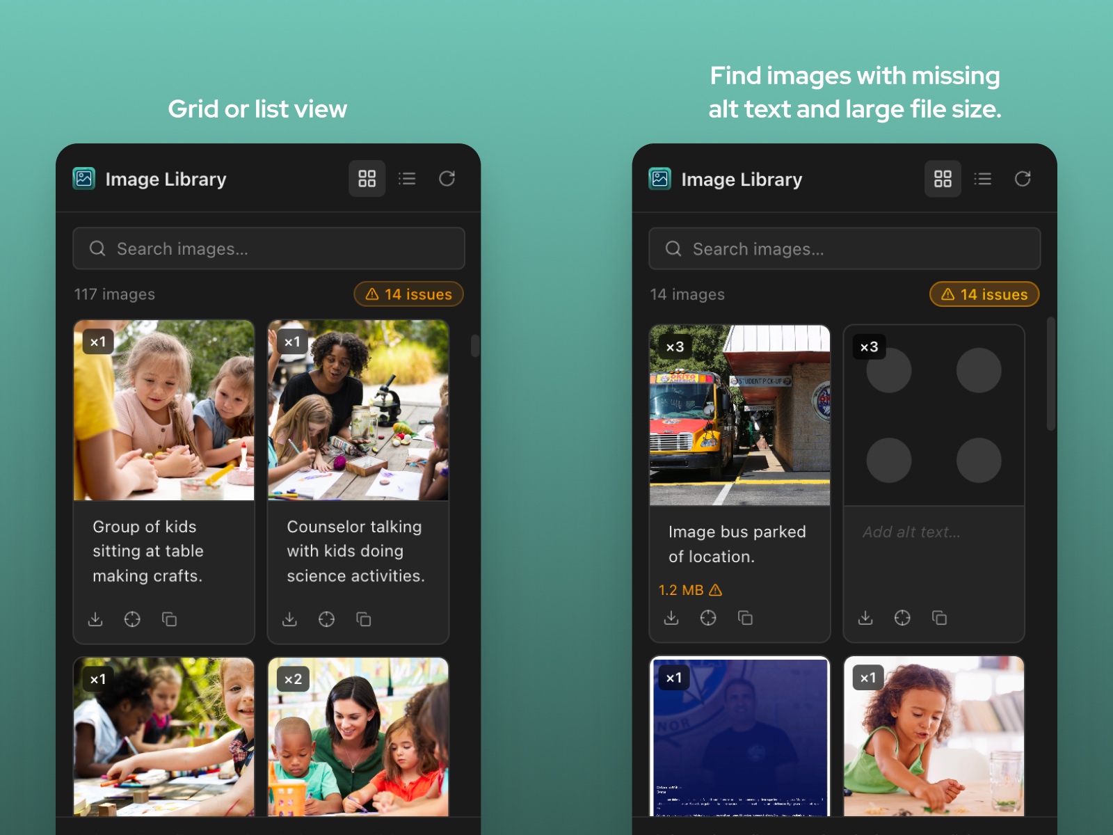 Screenshot 2 for Image Library, a Framer Marketplace plugin by Kevin James.