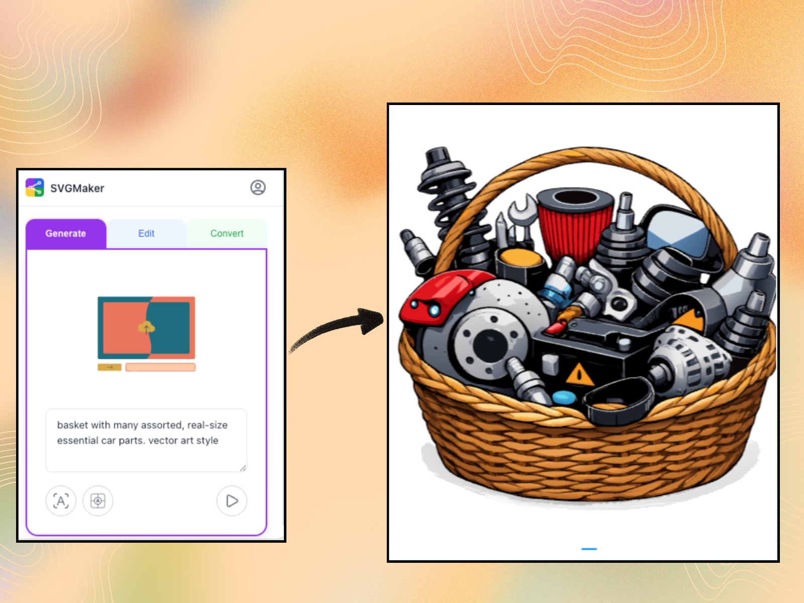 Screenshot 1 for SVGMaker, a Framer Marketplace plugin by SVGMaker Team.