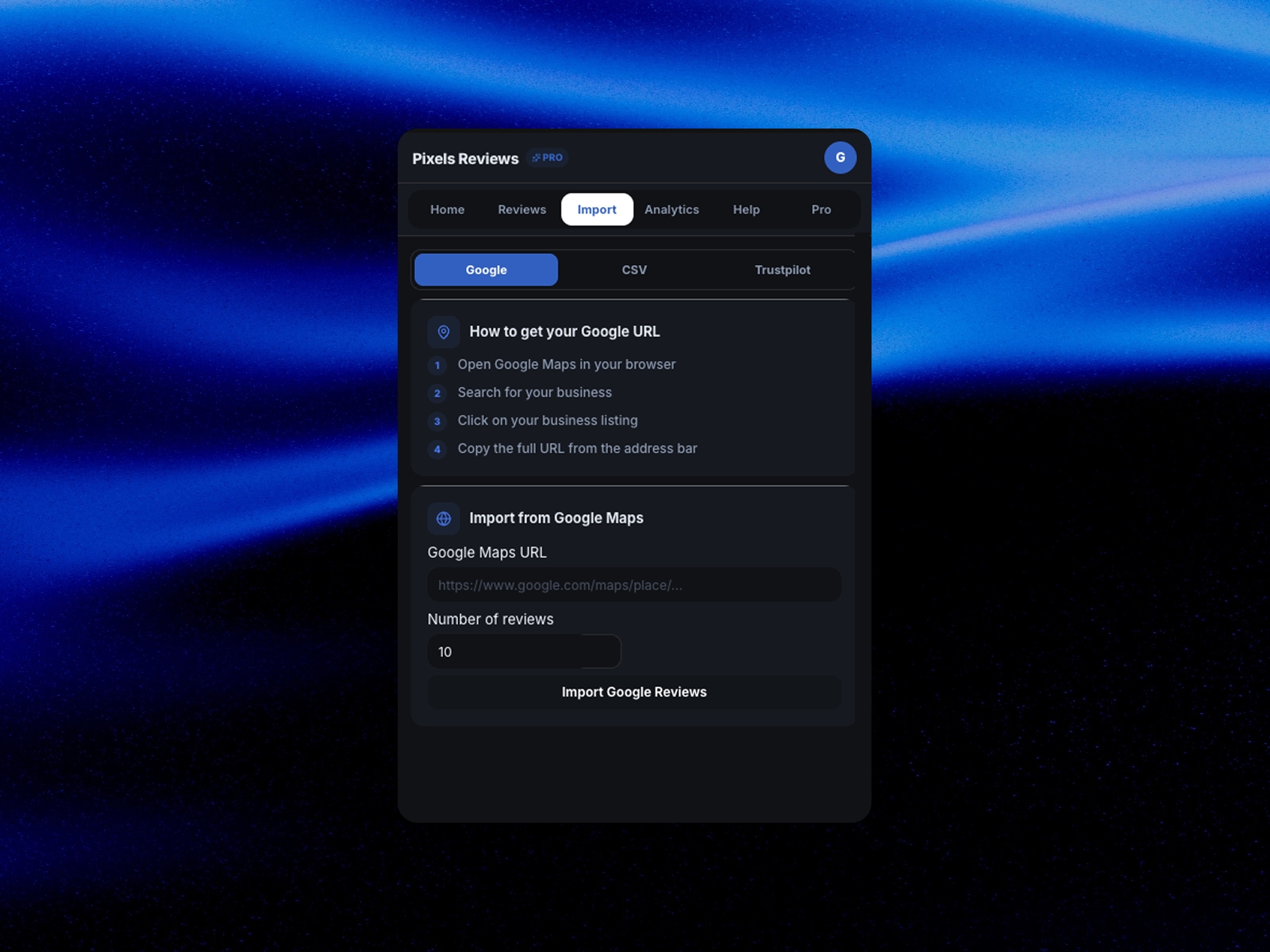 Screenshot 2 for Pixels Reviews, a Framer Marketplace plugin by Pixels Dev.