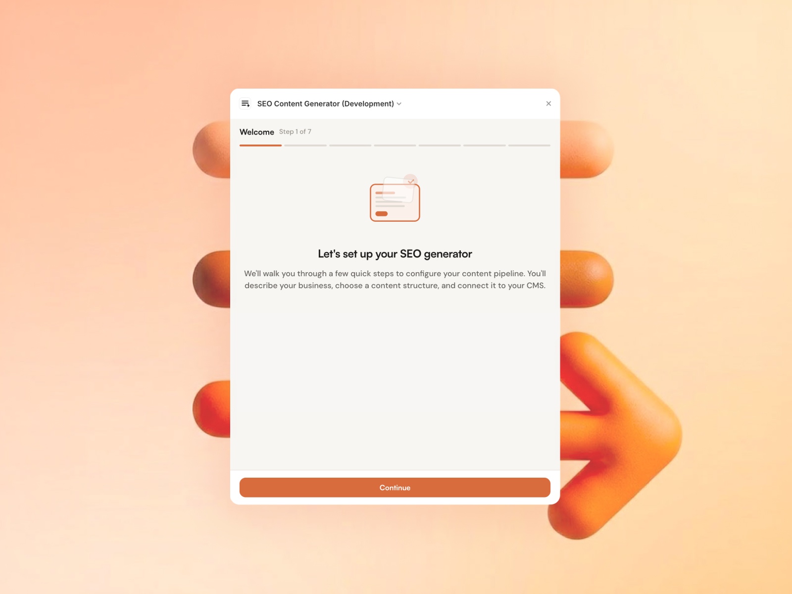 Screenshot 1 for AI SEO Pages, a Framer Marketplace plugin by Tijerina.