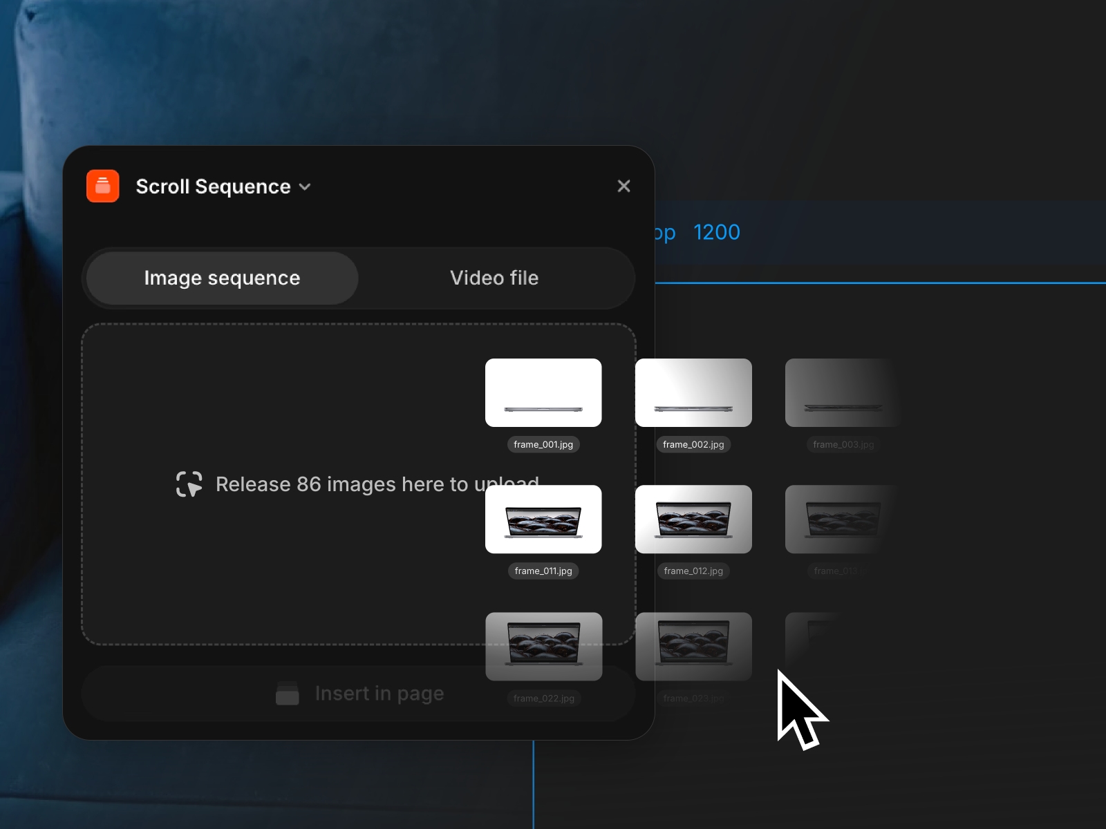 Thumbnail 1 for Scroll Sequence, a Framer Marketplace template by Fabian Albert.
