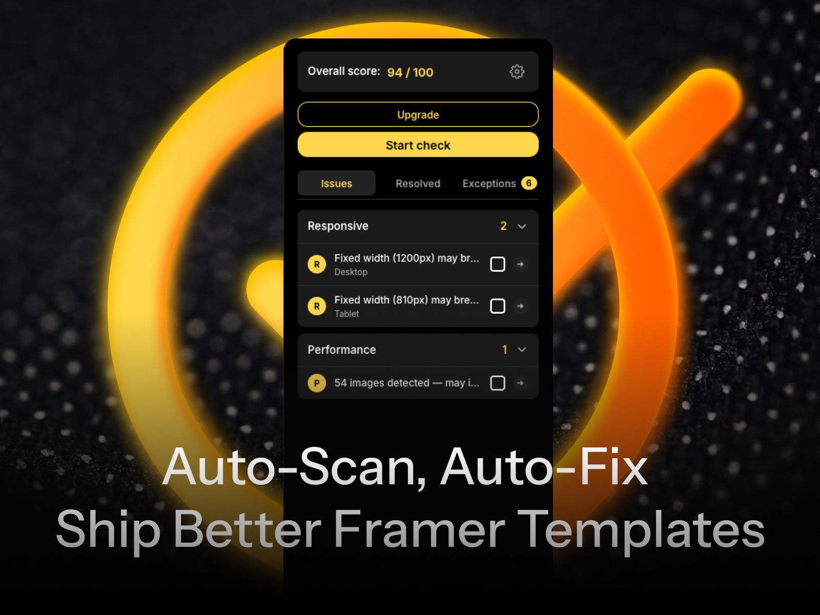 Screenshot 3 for Text Style Checker, a Framer Marketplace plugin by Chris Lacorte.