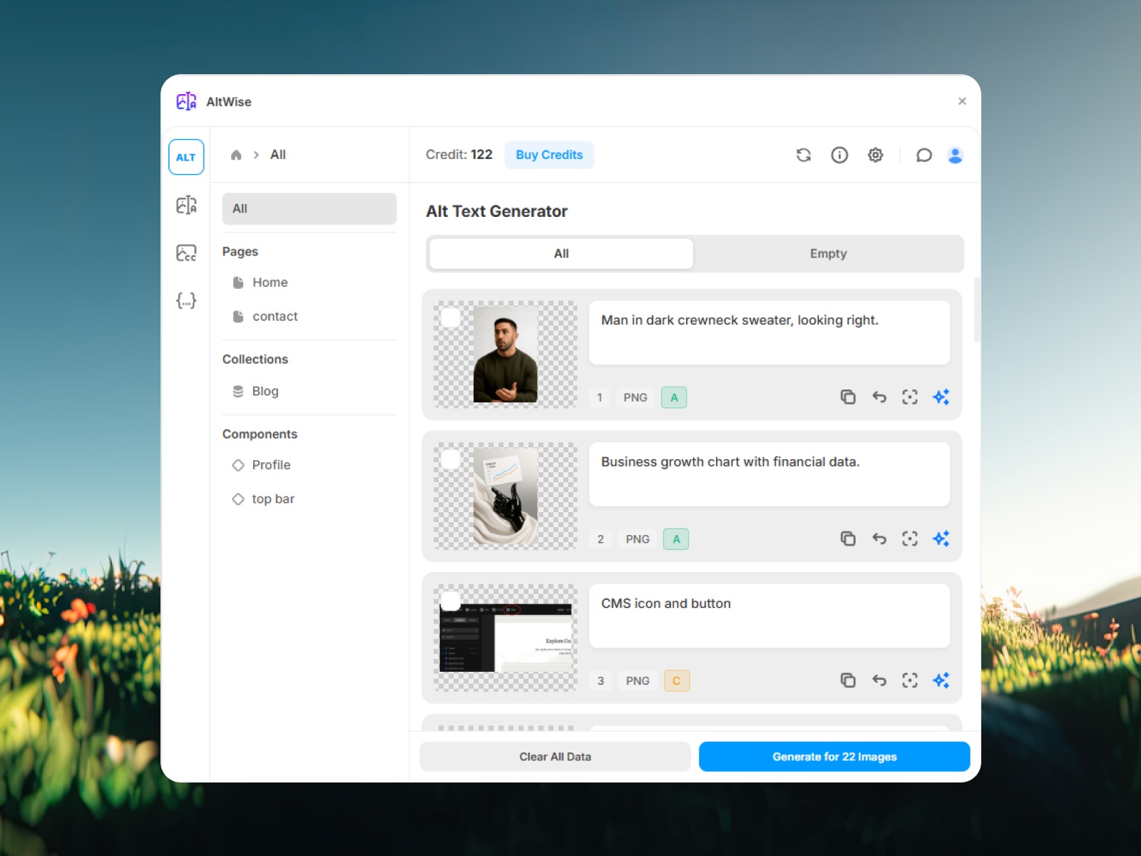 Thumbnail 1 for AltWise, a Framer Marketplace template by yagnesh pipariya.