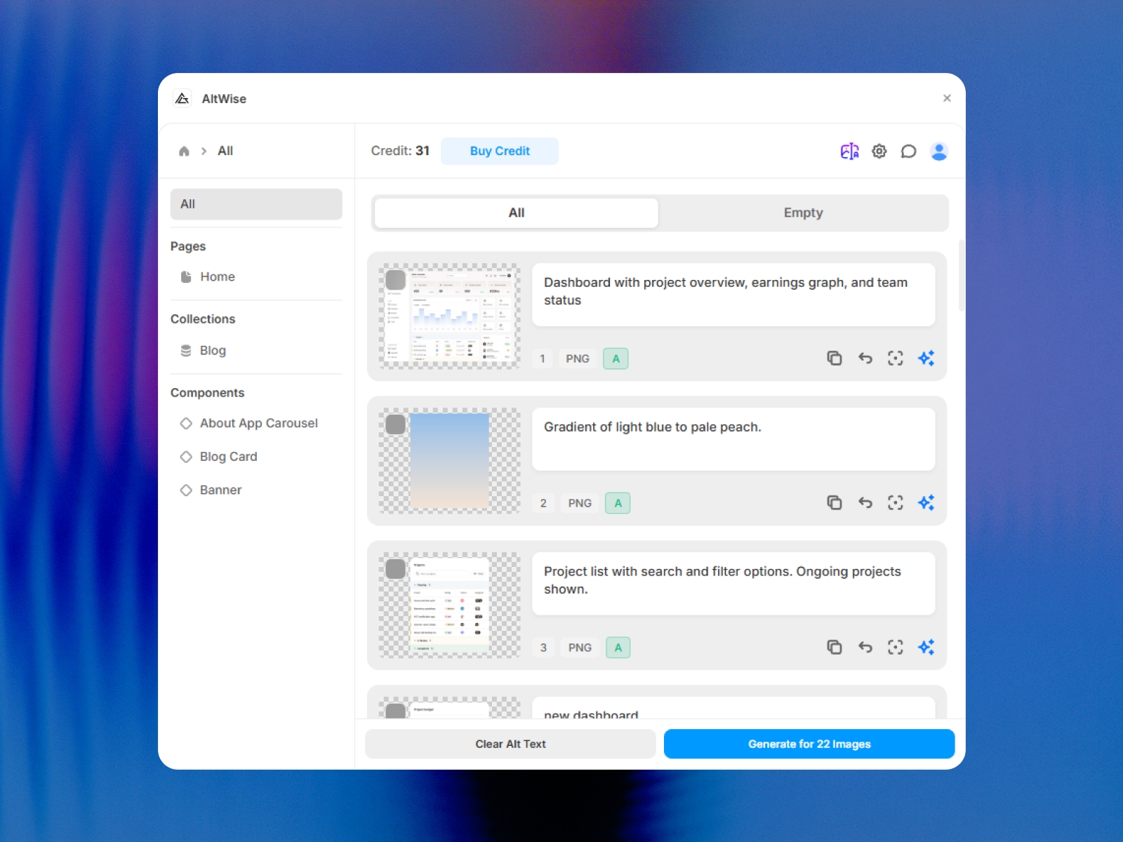 Thumbnail 1 for AltWise, a Framer Marketplace template by yagnesh pipariya.