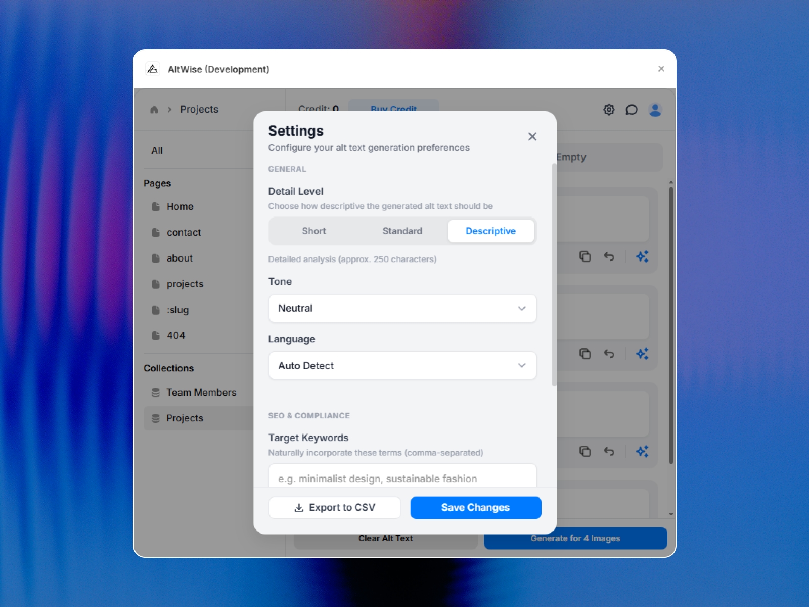 Screenshot 3 for AltWise, a Framer Marketplace plugin by yagnesh pipariya.