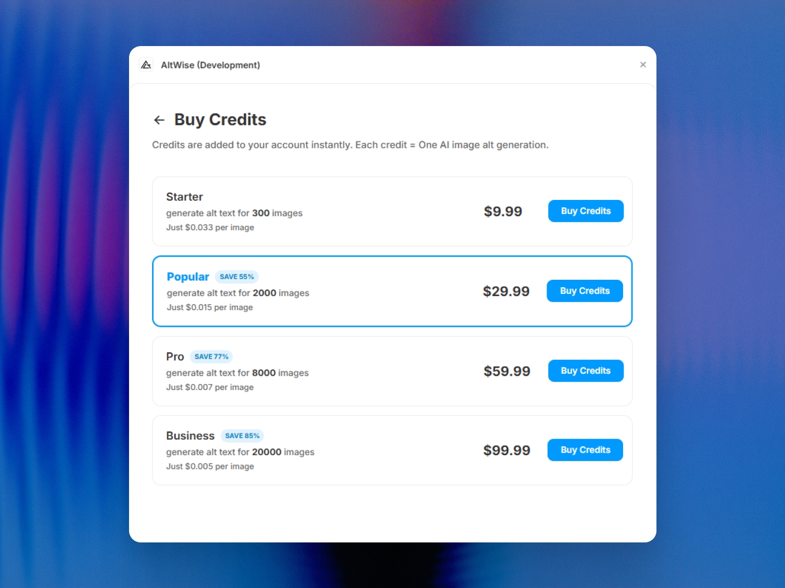Screenshot 4 for AltWise, a Framer Marketplace plugin by yagnesh pipariya.