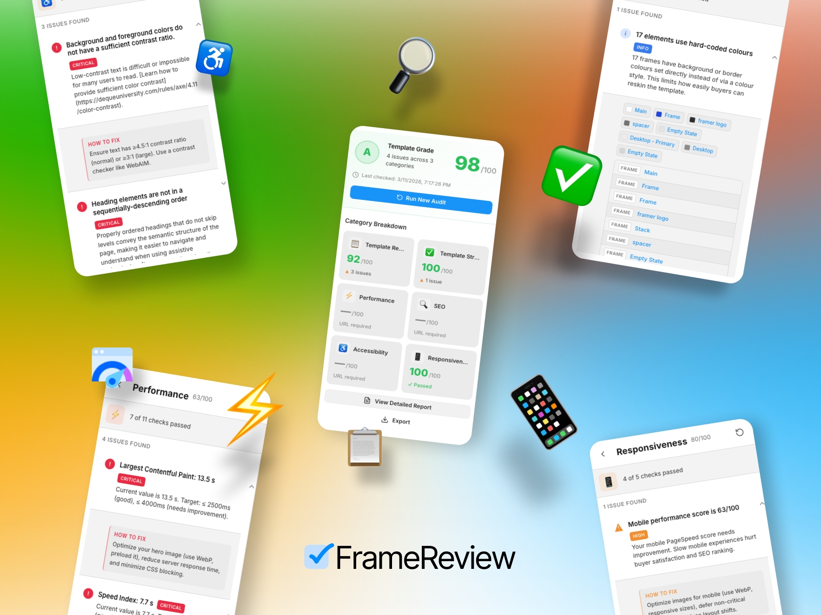 Thumbnail 1 for FrameReview, a Framer Marketplace template by 8ighty8.studio.