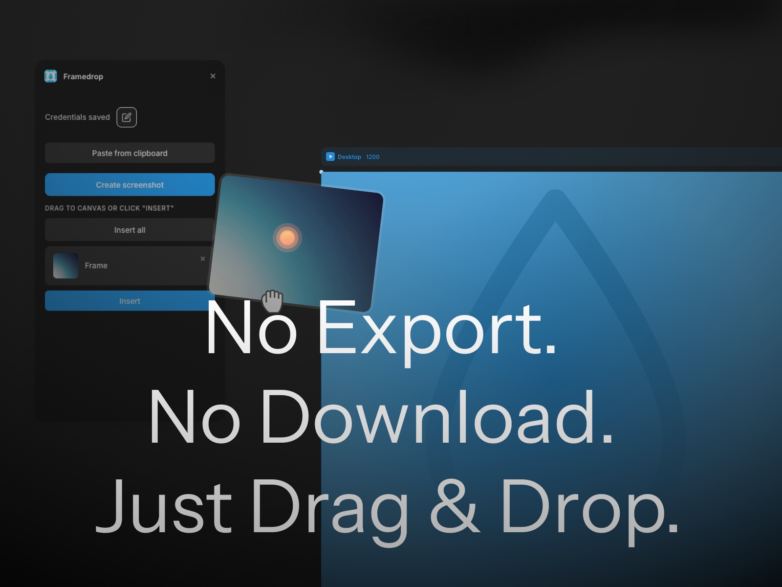 Thumbnail 2 for Framedrop, a Framer Marketplace template by Chris Lacorte.