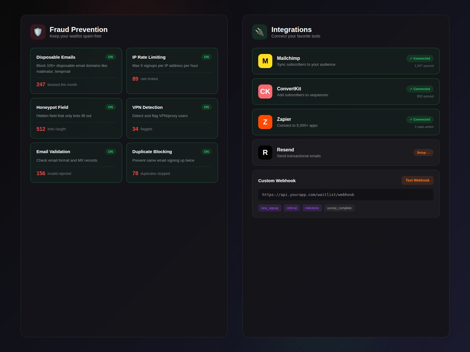 Screenshot 3 for Launch List, a Framer Marketplace plugin by Acesley Chan.
