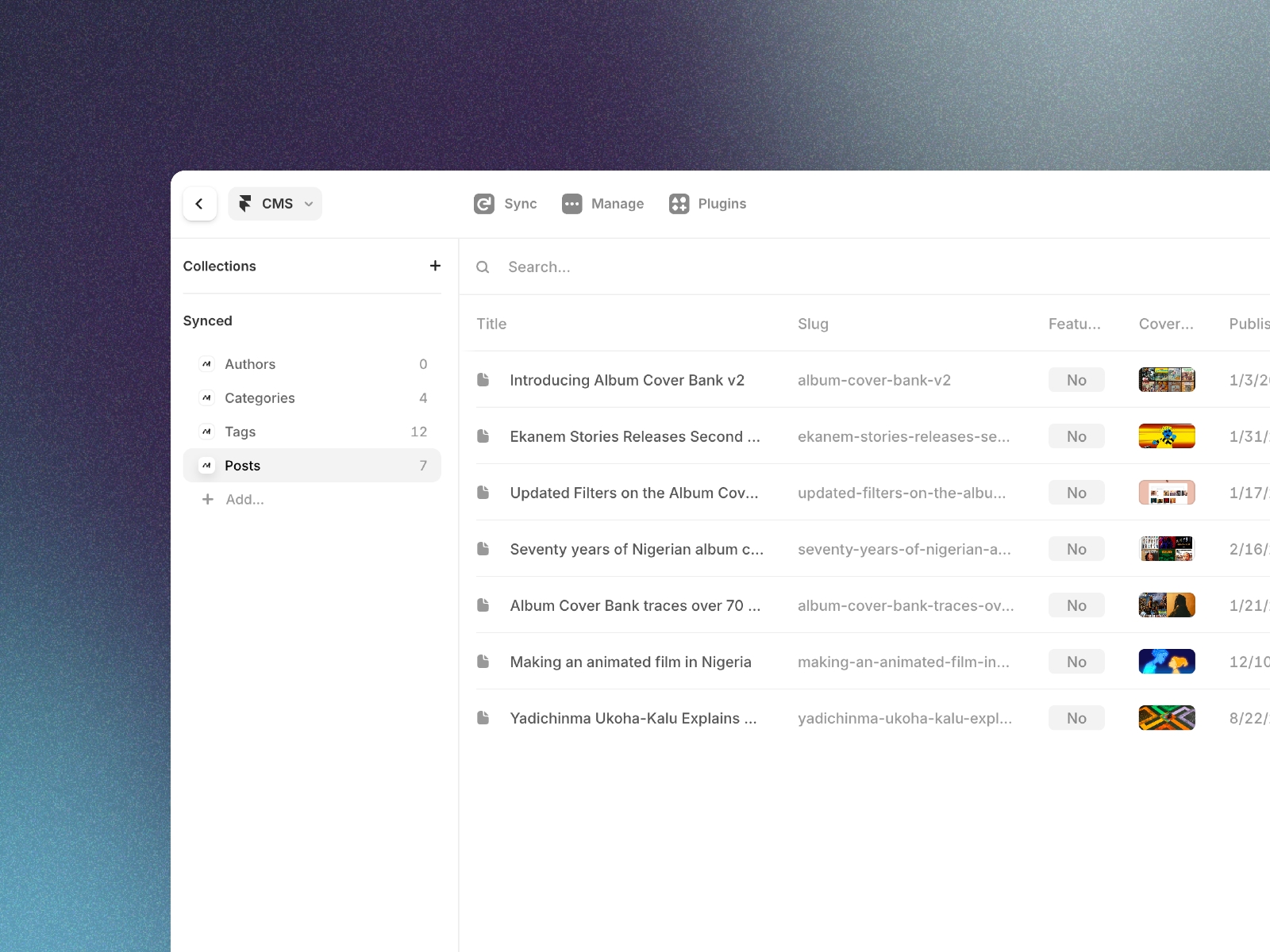 Screenshot 1 for Marble, a Framer Marketplace plugin by Marble.