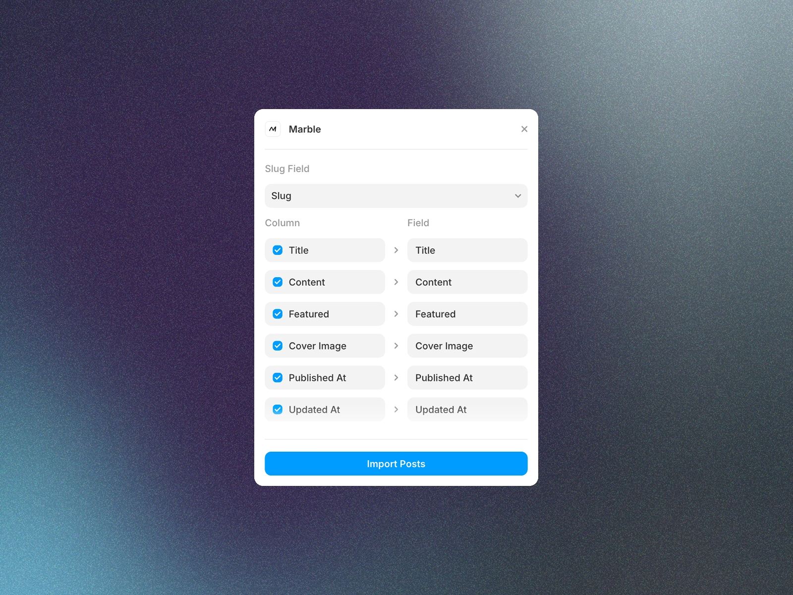 Thumbnail 2 for Marble, a Framer Marketplace template by Marble.