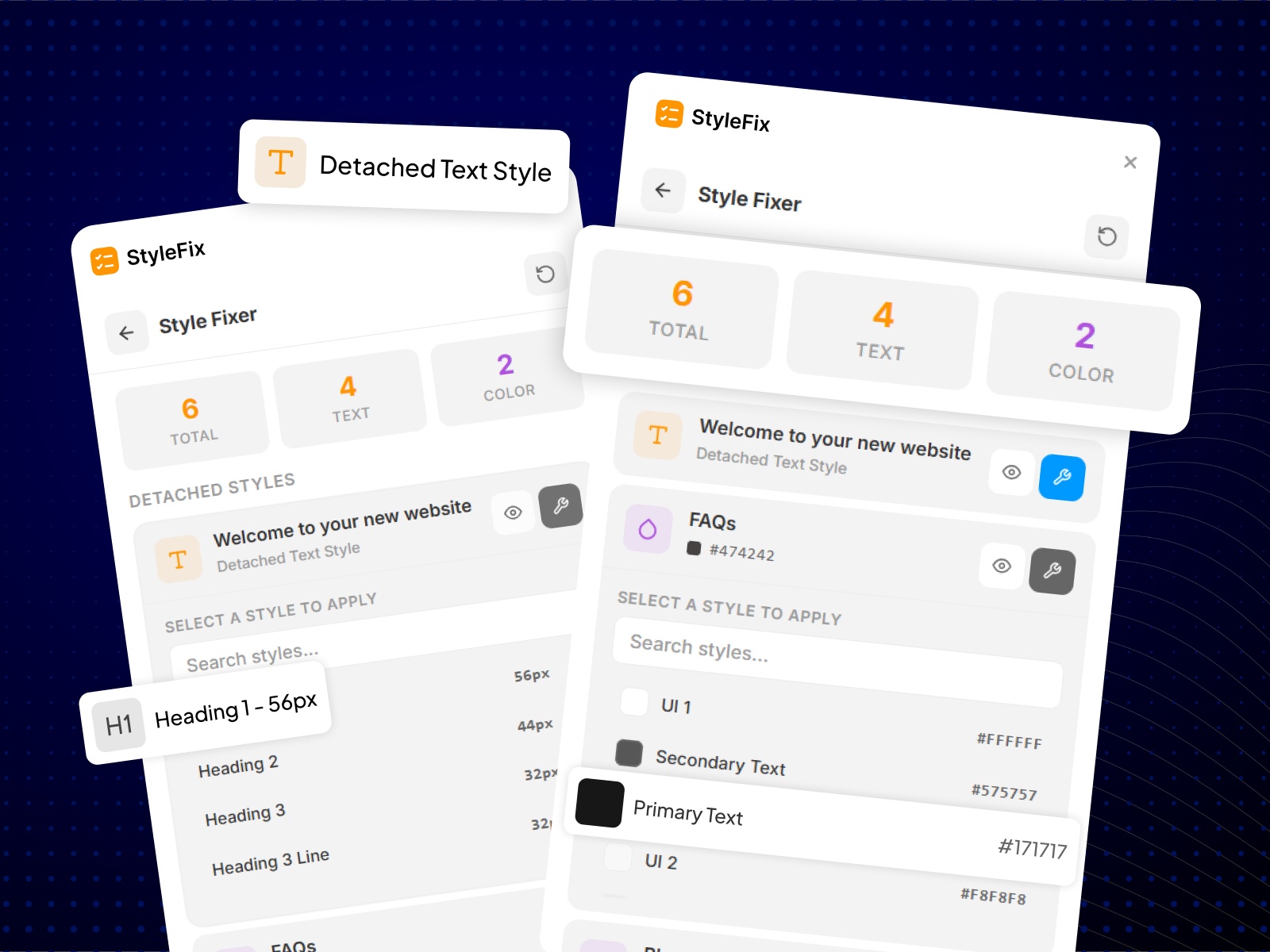 Screenshot 2 for StyleFix, a Framer Marketplace plugin by Framer Geeks.
