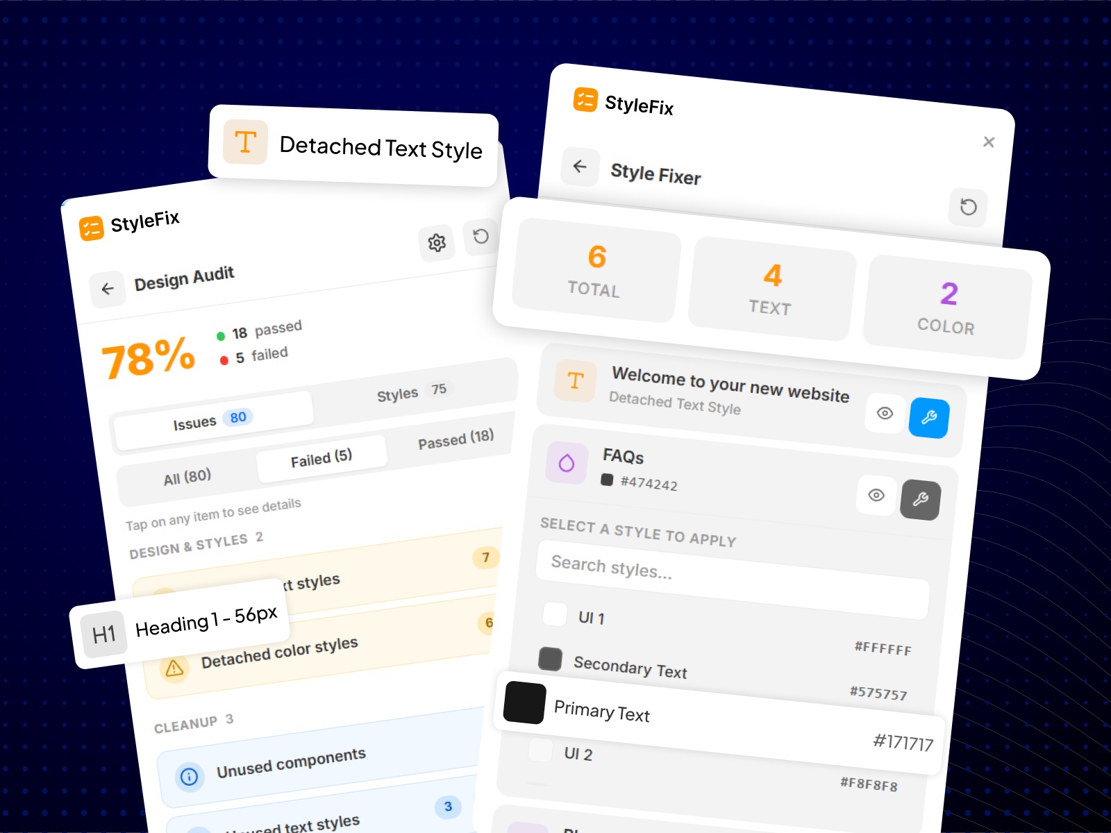 Thumbnail 2 for StyleFix, a Framer Marketplace plugin by Framer Geeks.
