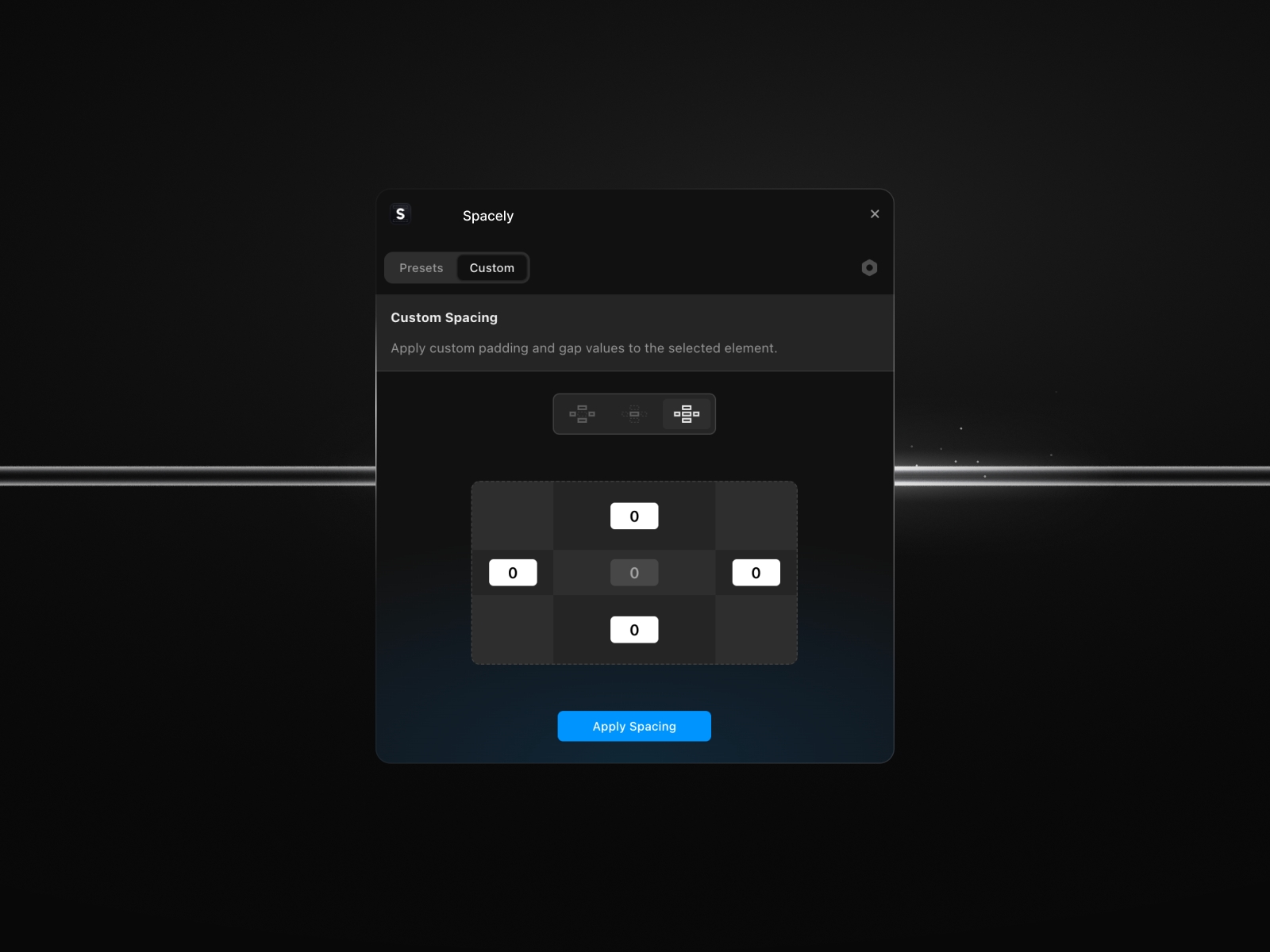 Screenshot 4 for Spacely, a Framer Marketplace plugin by kuartz Studio.
