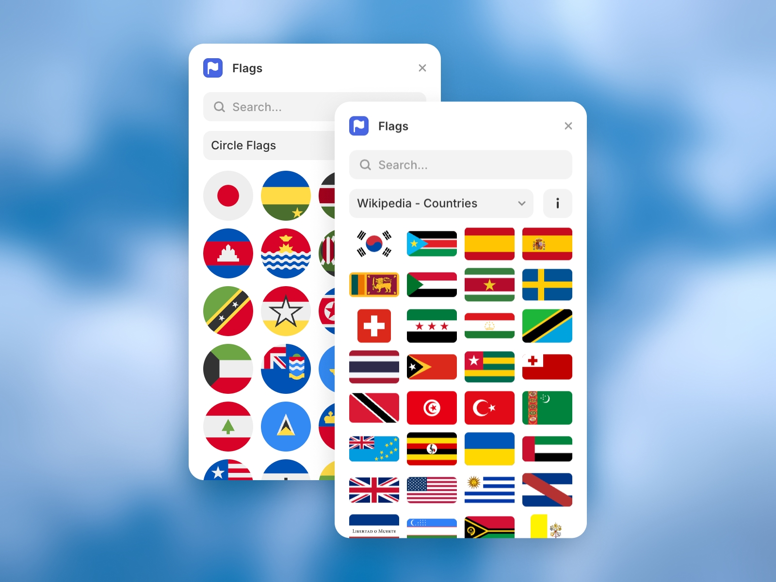 Screenshot 1 for Flags, a Framer Marketplace plugin by Isaac Roberts.