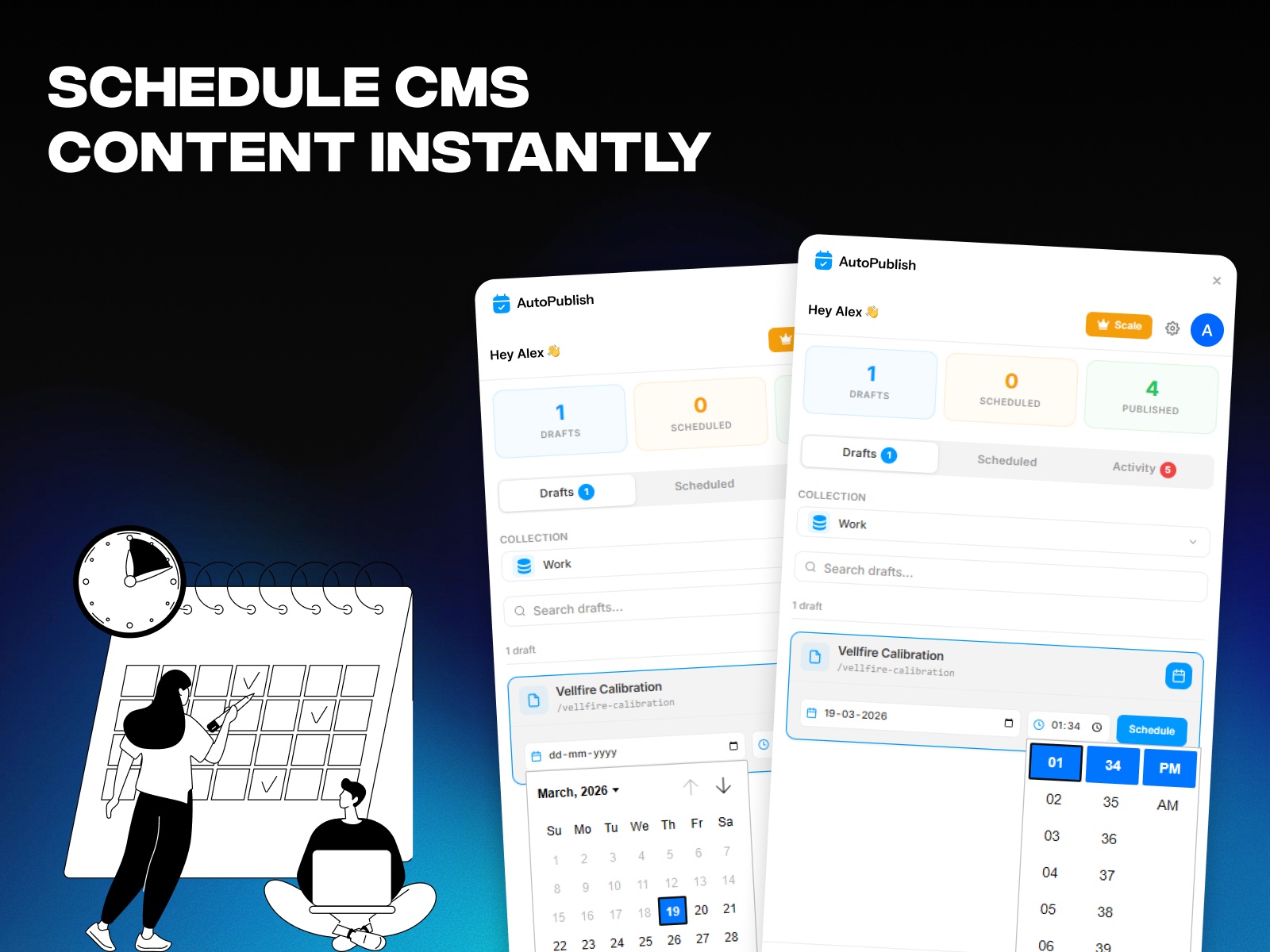 Screenshot 2 for Auto Publish, a Framer Marketplace plugin by Framer Geeks.