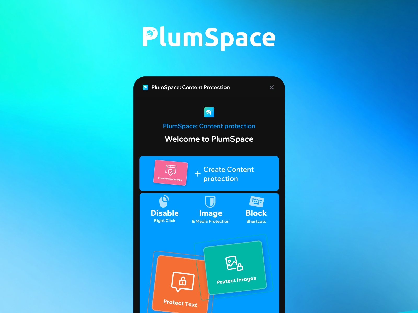 Thumbnail 1 for PlumSpace: Content Protection, a Framer Marketplace plugin by PlumSpace.