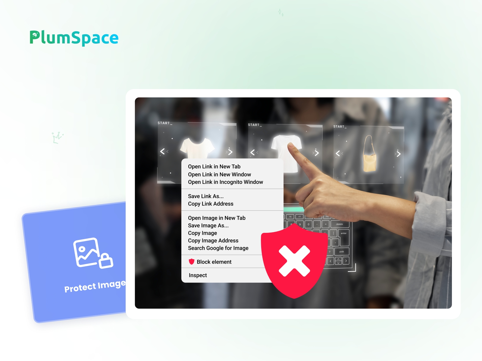 Screenshot 1 for PlumSpace: Content Protection, a Framer Marketplace plugin by PlumSpace.