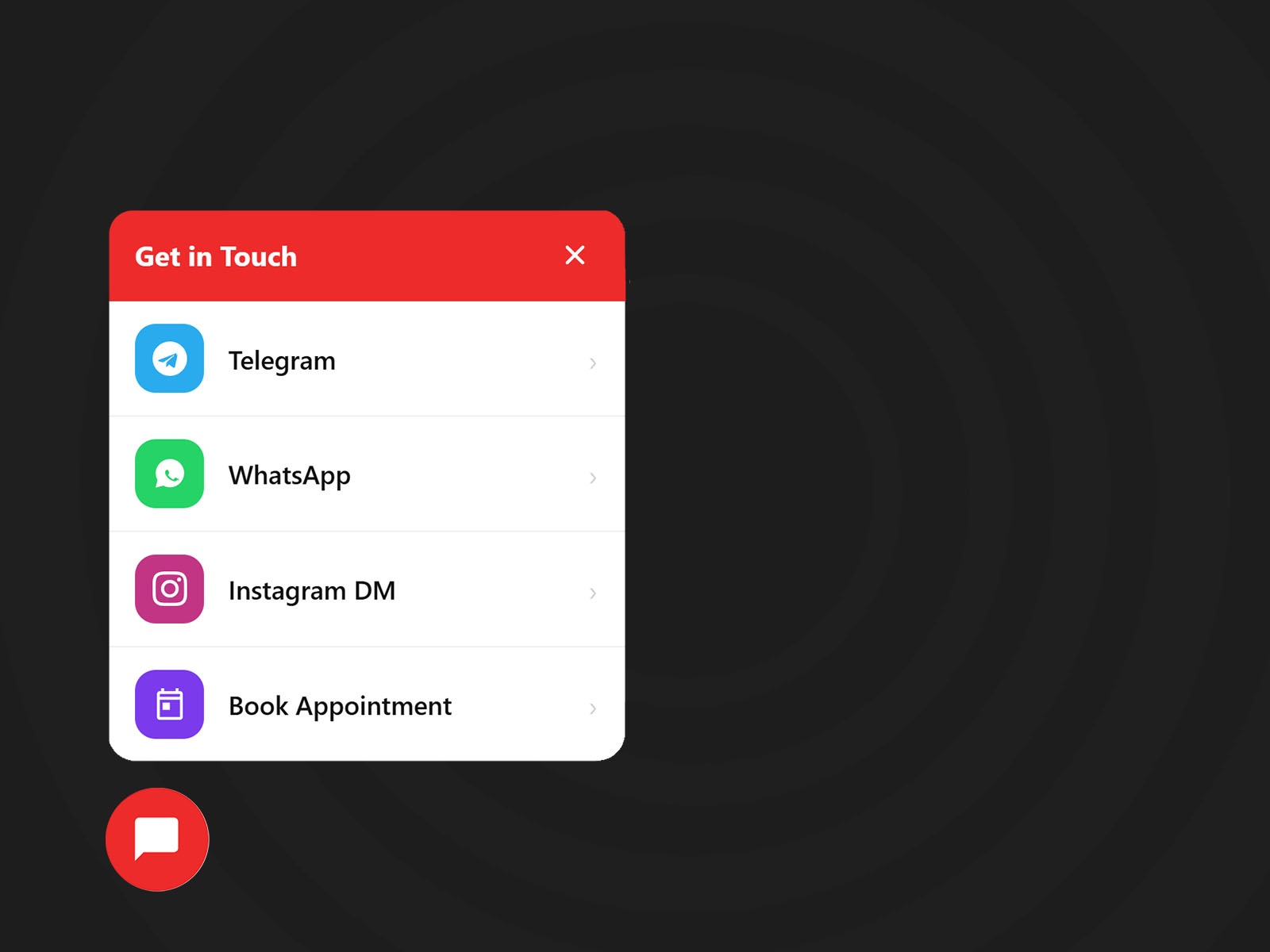 Thumbnail 1 for All-in-One Contact Button, a Framer Marketplace template by Ekomobong Otu.