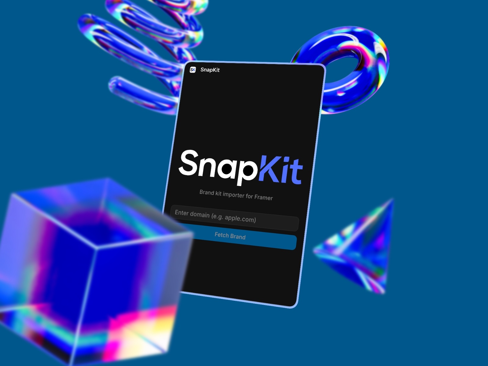 Thumbnail 1 for SnapKit, a Framer Marketplace template by Convitsa.