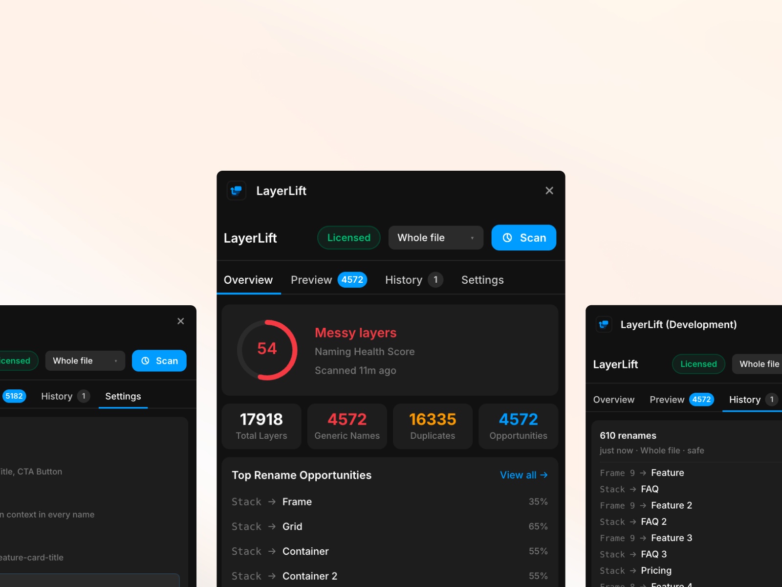 Thumbnail 1 for LayerLift, a Framer Marketplace template by Floyka Design Studio.
