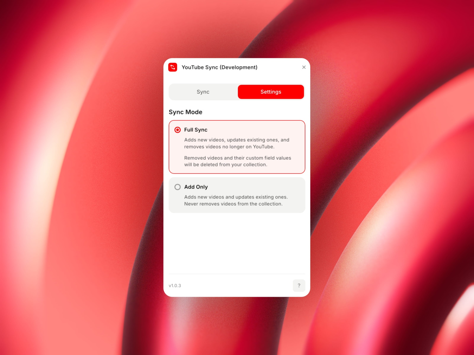 Screenshot 3 for YouTube Sync, a Framer Marketplace plugin by Fred Moon.