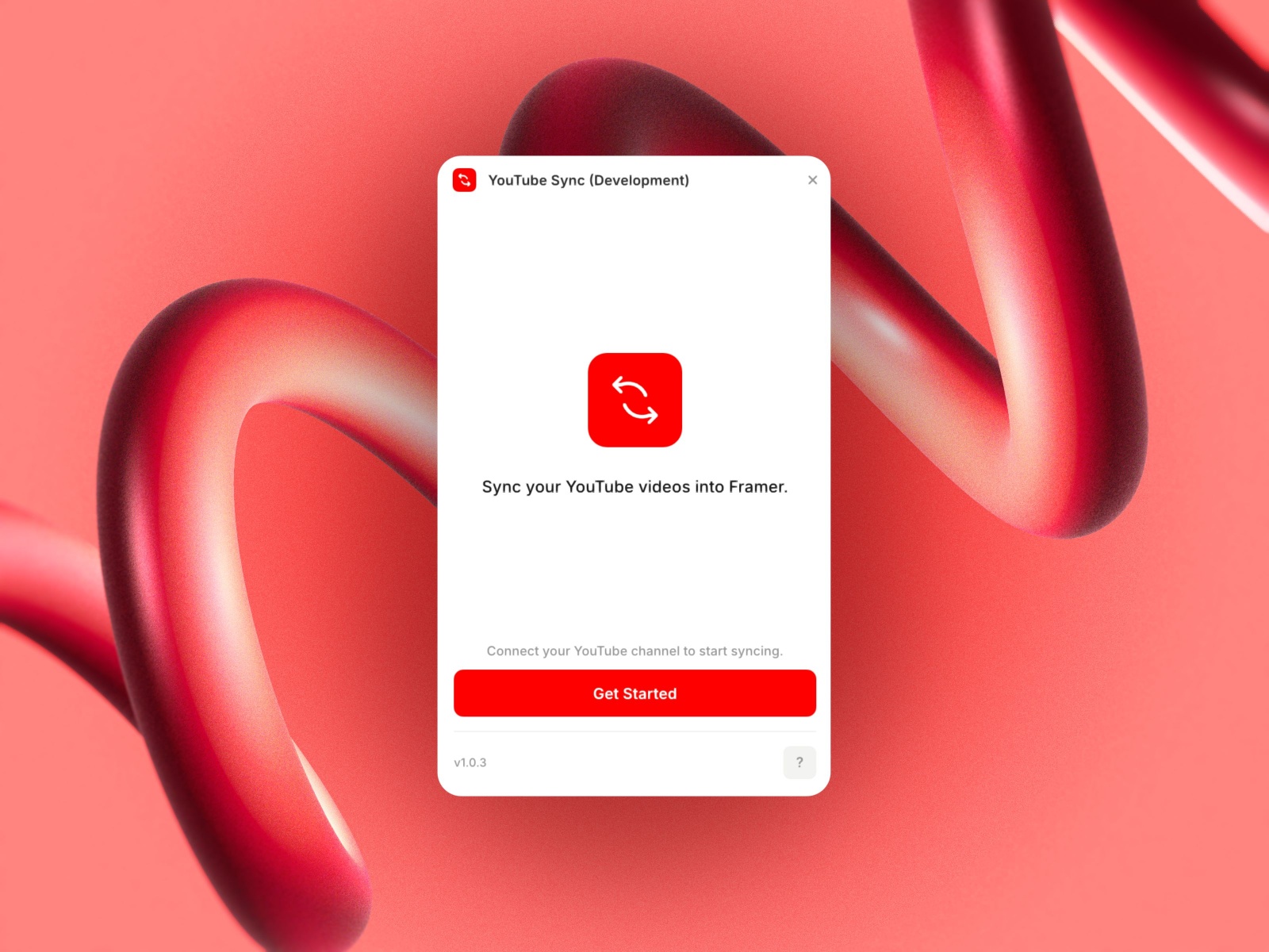 Thumbnail 1 for YouTube Sync, a Framer Marketplace template by Fred Moon.