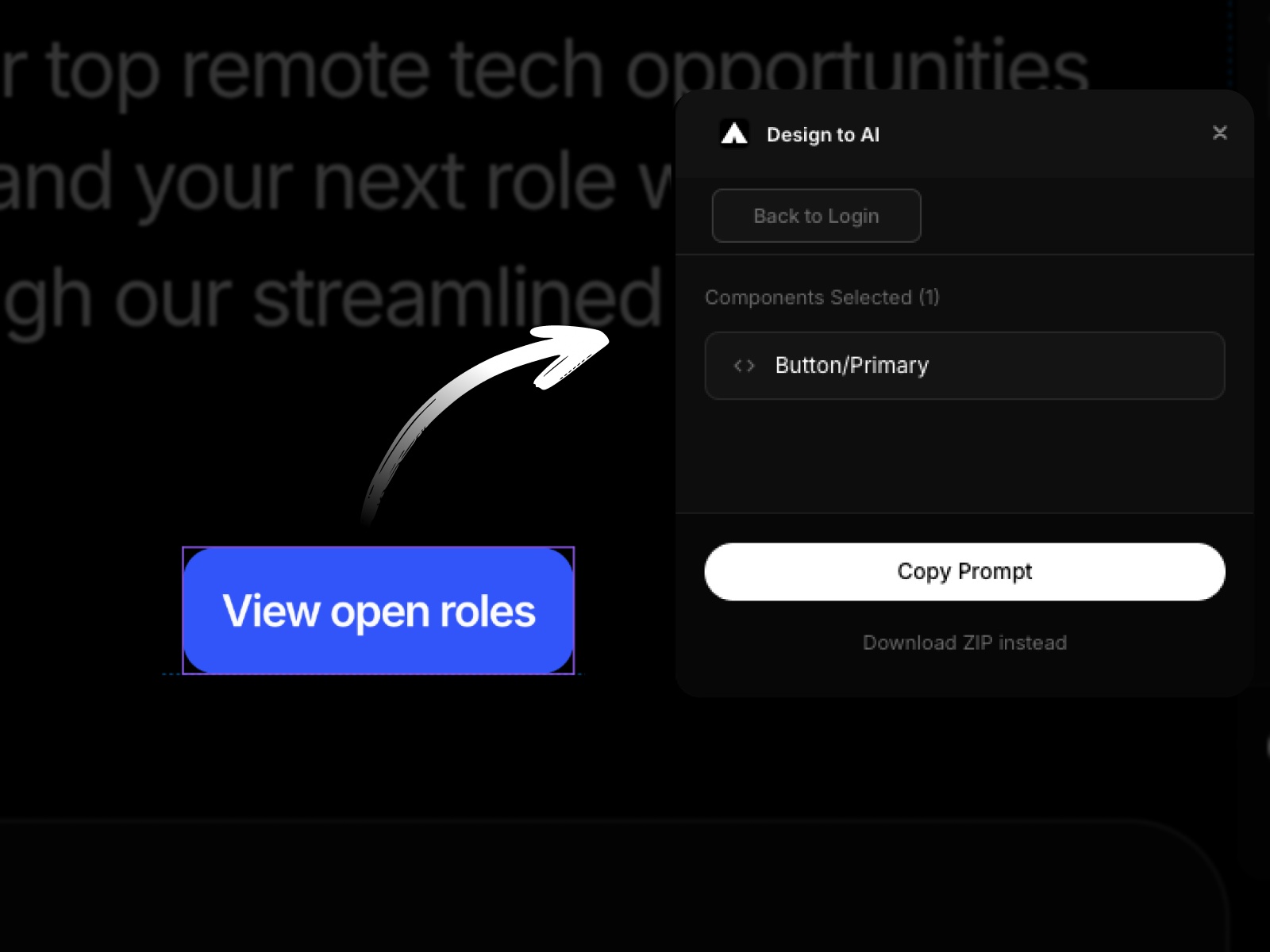 Thumbnail 2 for Design to AI, a Framer Marketplace template by Olalekan Isaac.