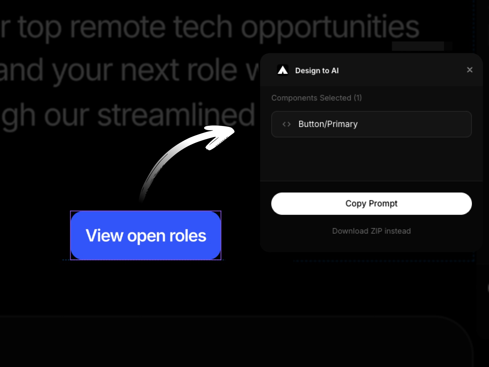 Thumbnail 2 for Design to AI, a Framer Marketplace template by Olalekan Isaac.
