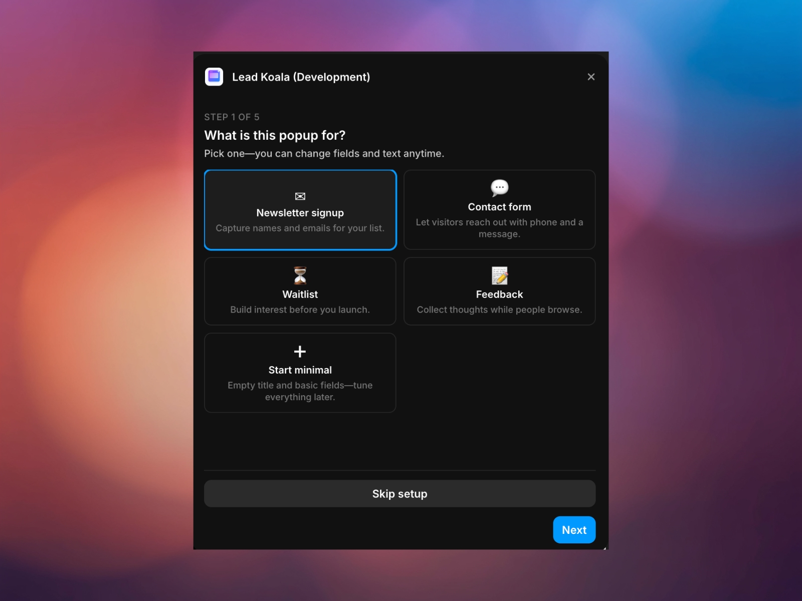 Screenshot 1 for Lead Koala, a Framer Marketplace plugin by Can Küçükyılmaz.