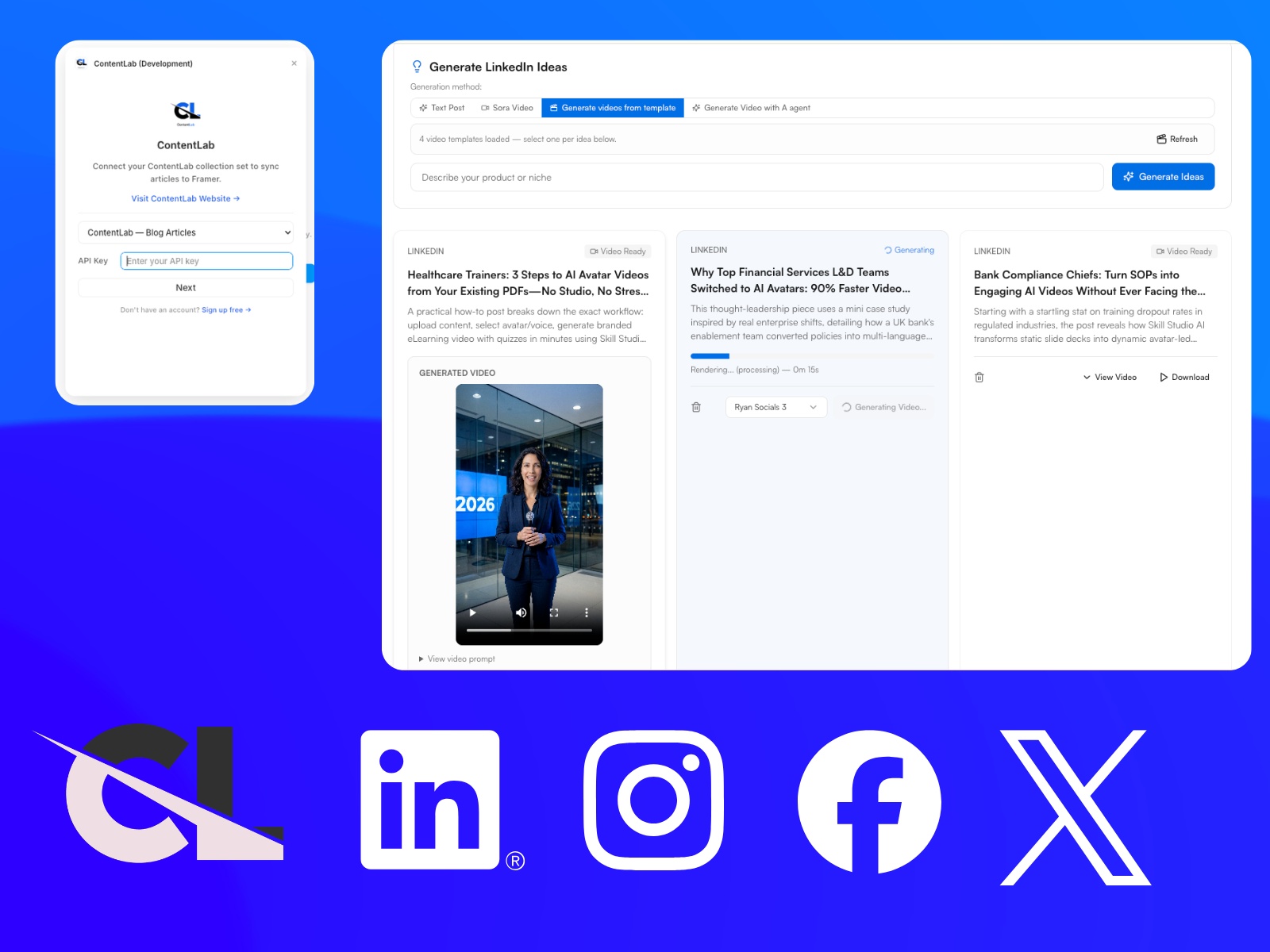 Thumbnail 2 for ContentLab, a Framer Marketplace template by Magda Targosz.