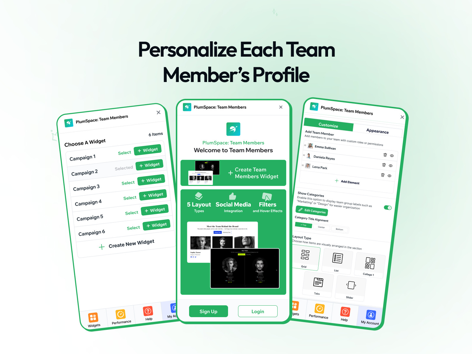 Thumbnail 2 for PlumSpace: Team Members, a Framer Marketplace template by PlumSpace.