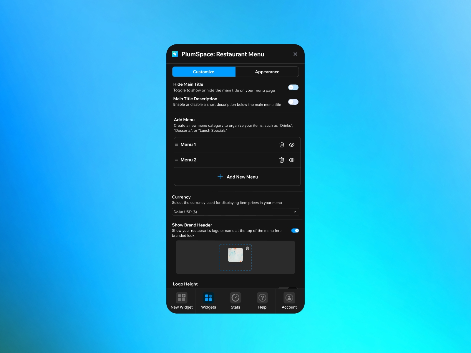 Thumbnail 2 for PlumSpace: Restaurant Menu, a Framer Marketplace plugin by PlumSpace.